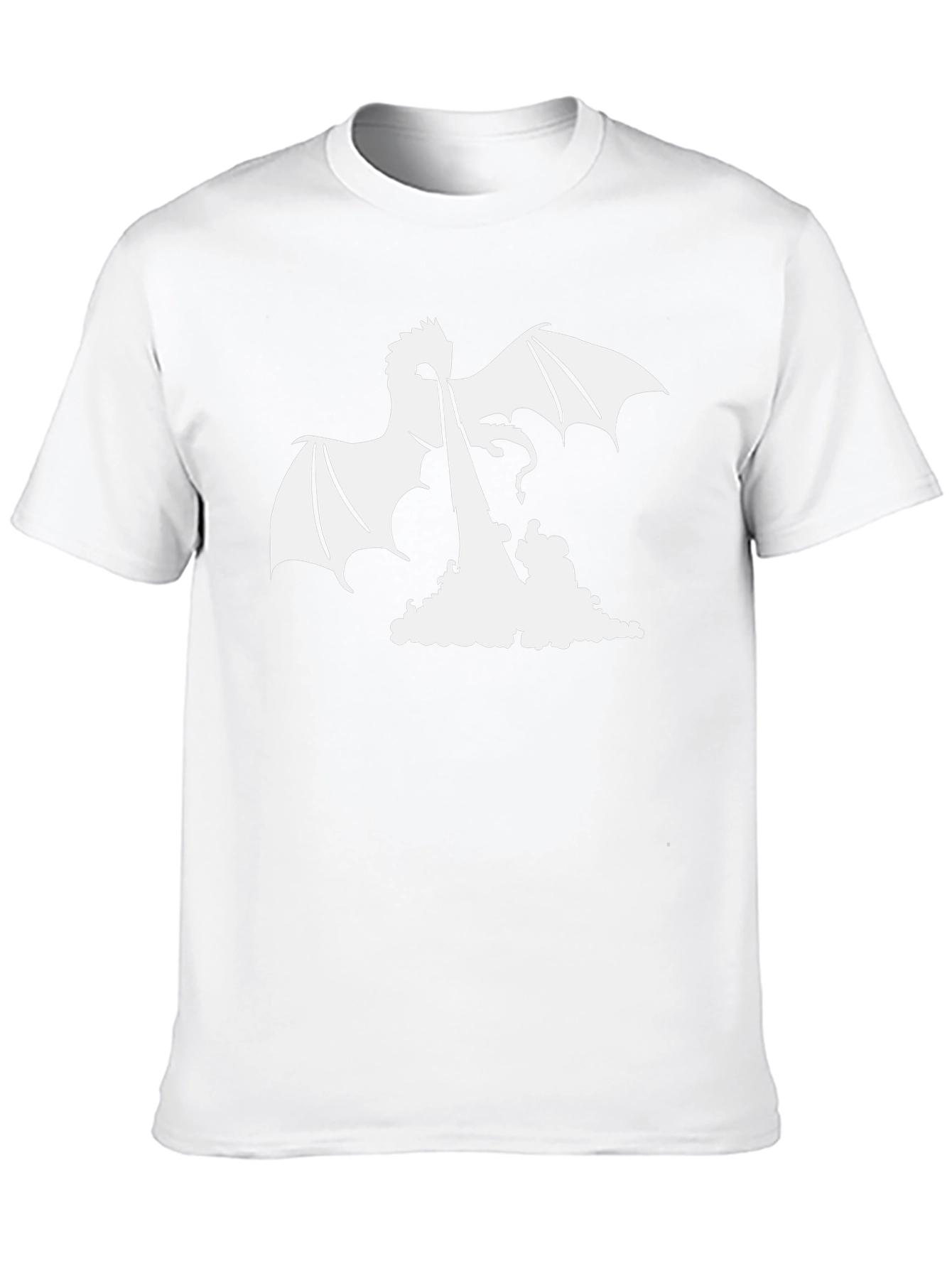 Dragon Fire Graphic Tee - Black