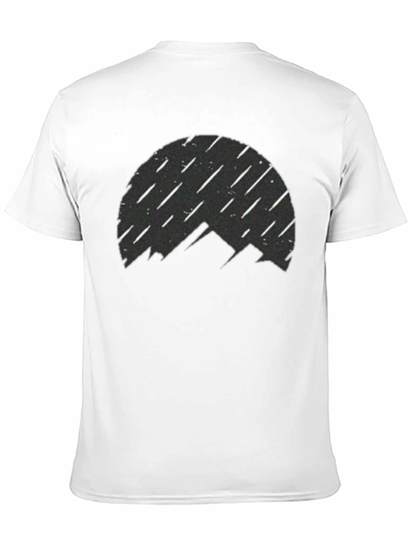 Mountain Silhouette T-Shirt - Meteor Shower Design