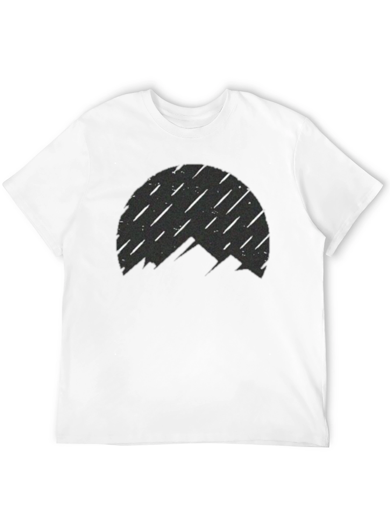 Mountain Silhouette T-Shirt - Meteor Shower Design
