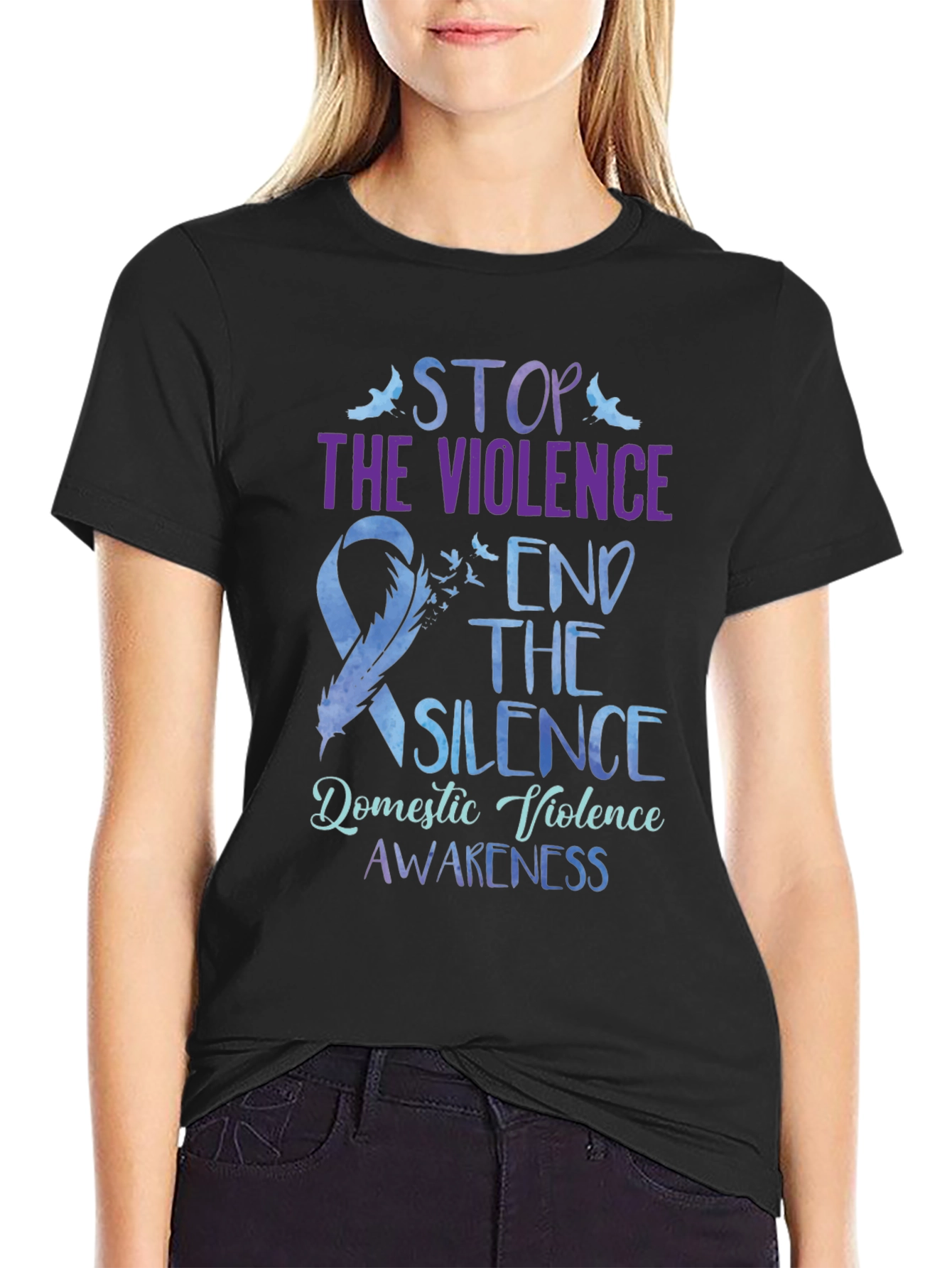 Stop The Violence Domestic Violence Awareness T-Shirt