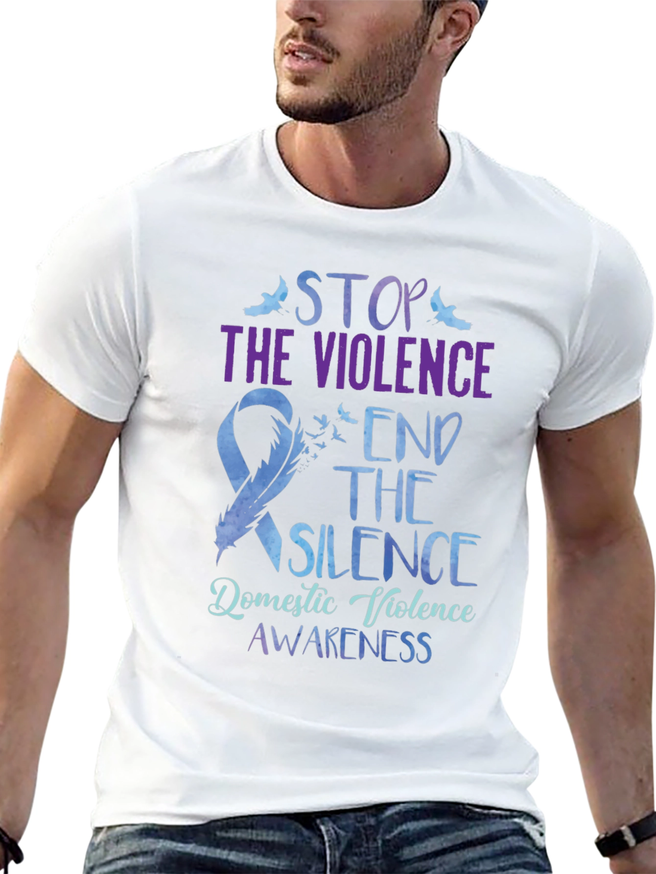 Stop The Violence Domestic Violence Awareness T-Shirt