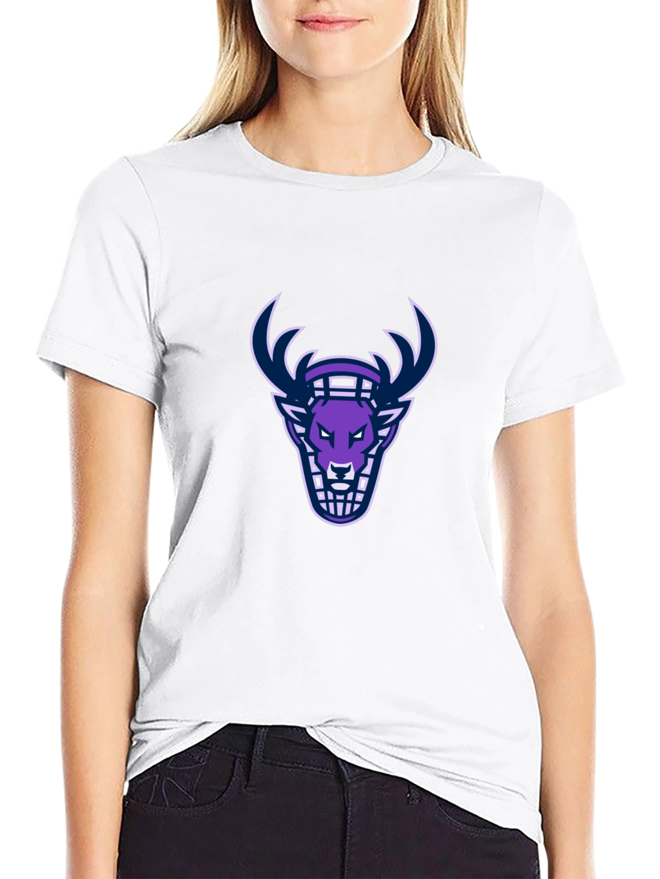 Graphic Tee: Deer Head Design