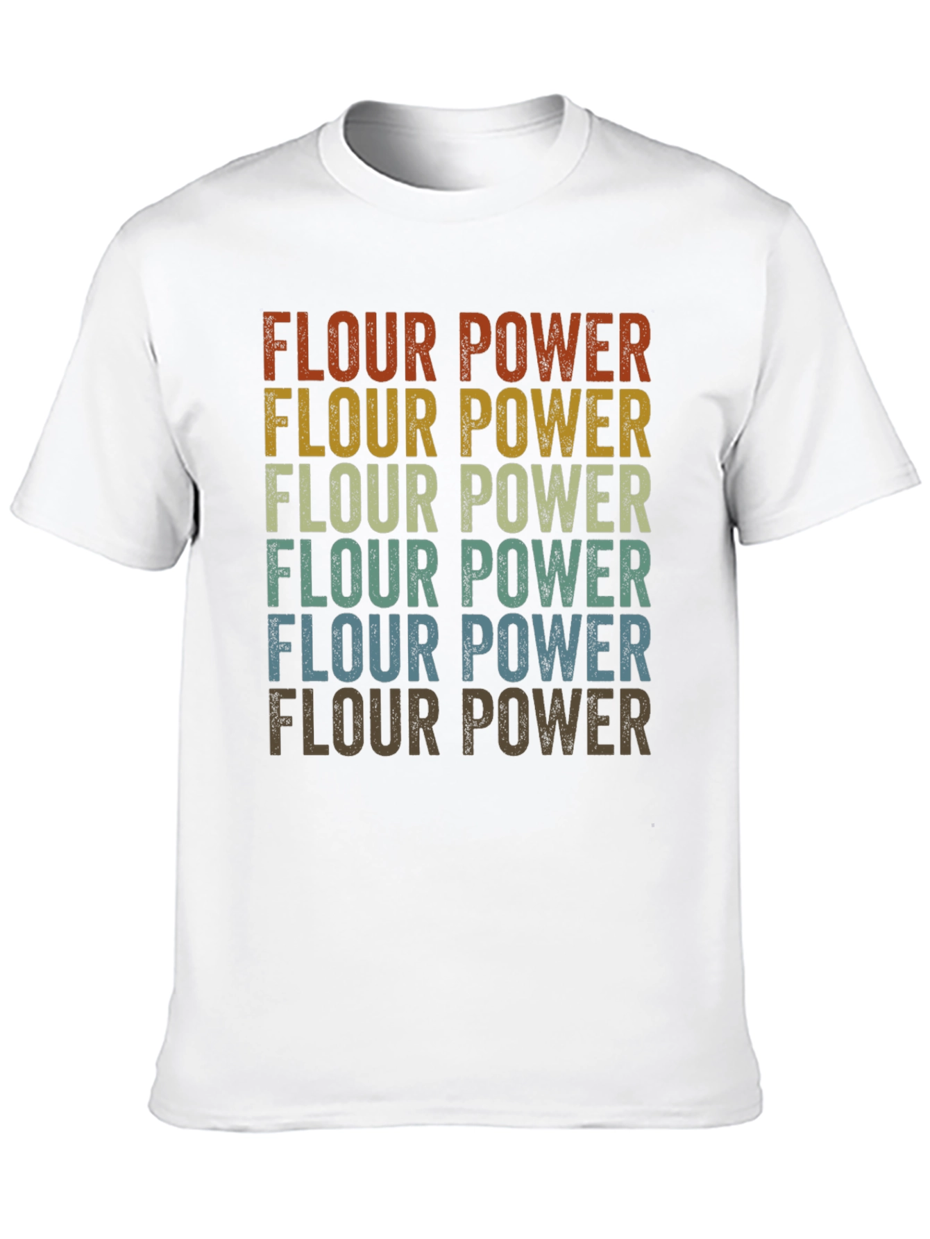 Flour Power Retro Graphic Tee
