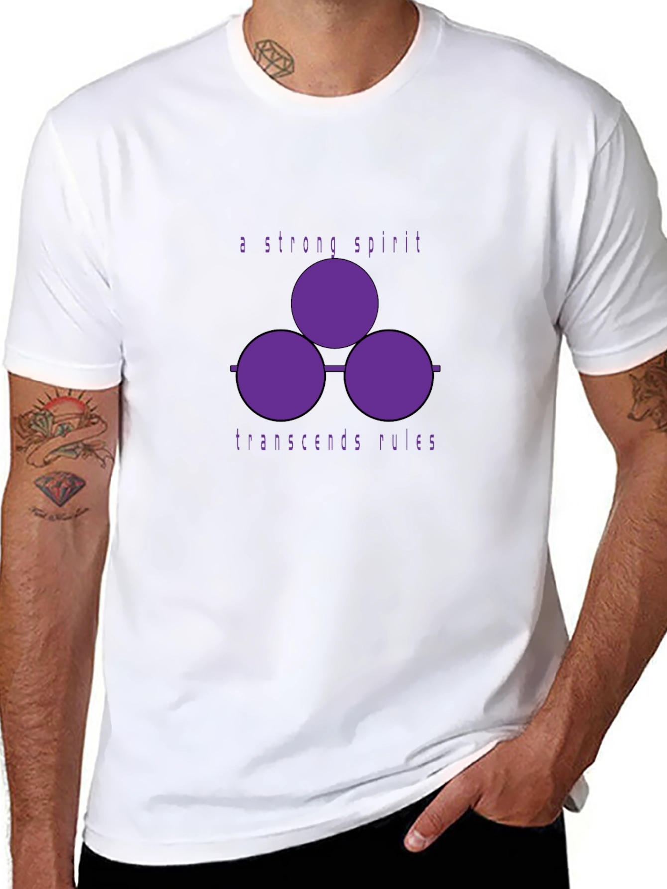 Strong Spirit Black T-Shirt