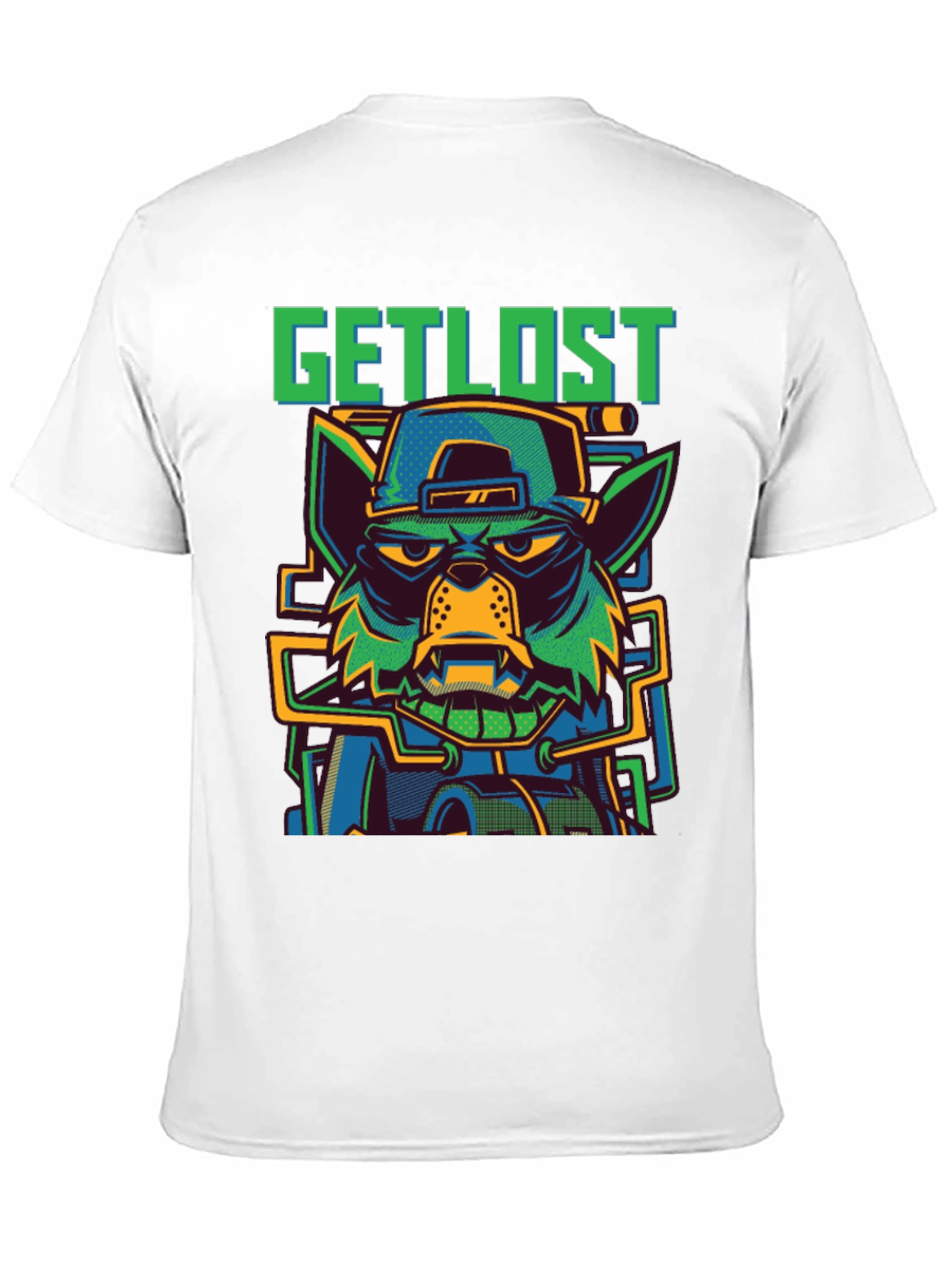 Get Lost Wolf Graphic T-Shirt