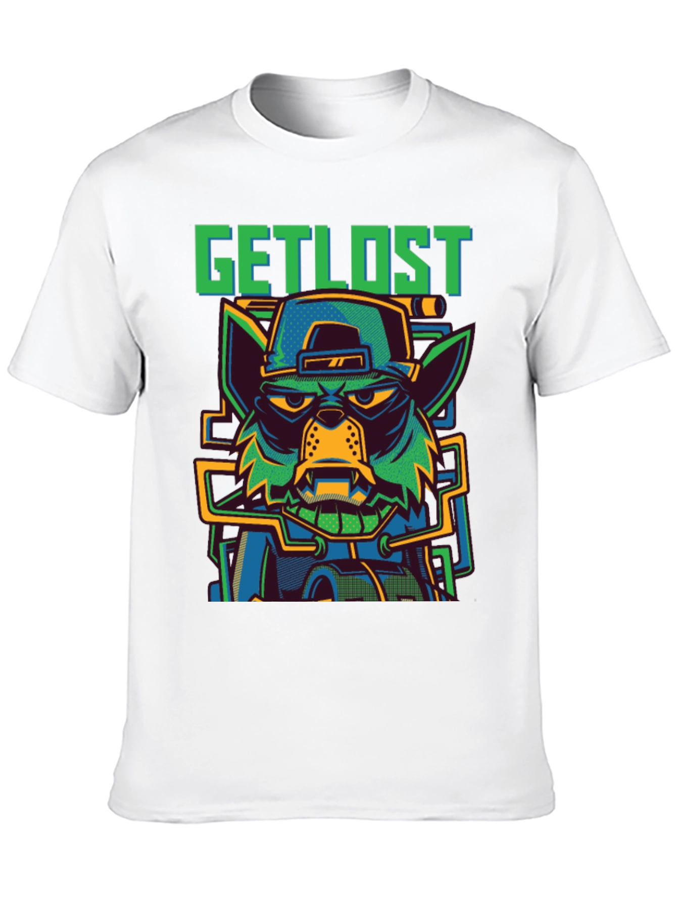 Get Lost Wolf Graphic T-Shirt