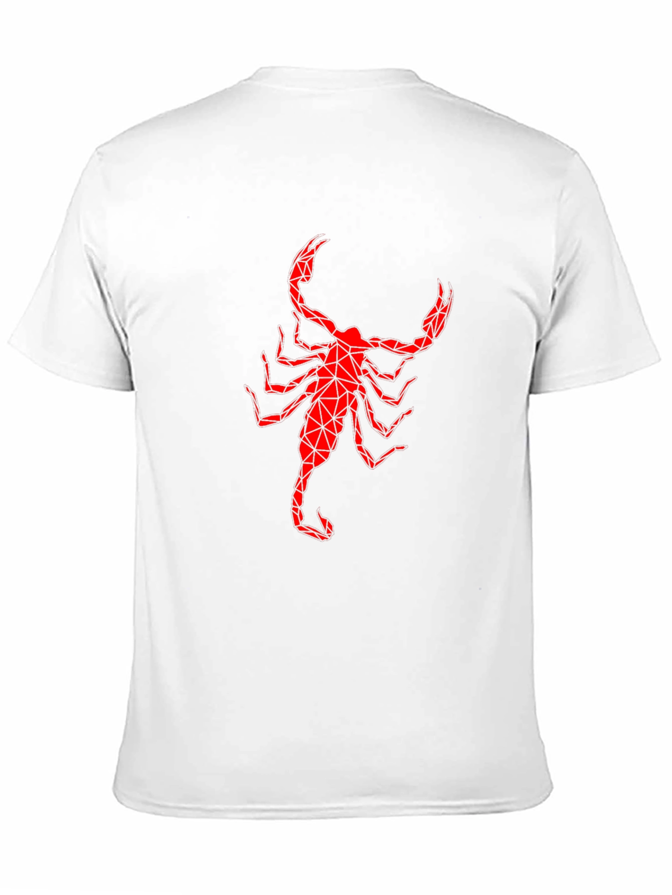 Geometric Scorpion Graphic Print T-Shirt