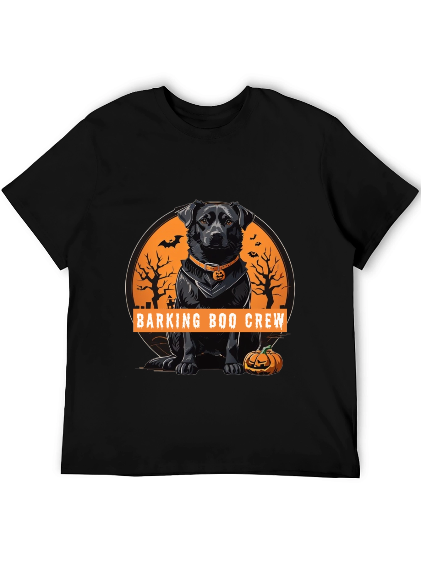 Barking Boo Crew Halloween Dog T-Shirt