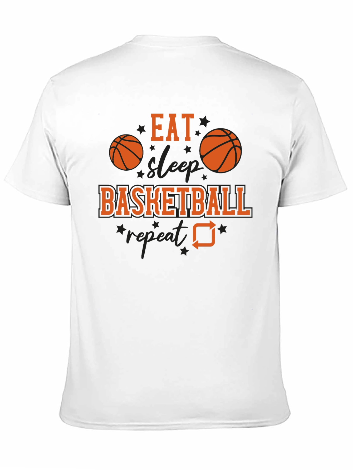 Eat Sleep Basketball Repeat T-Shirt