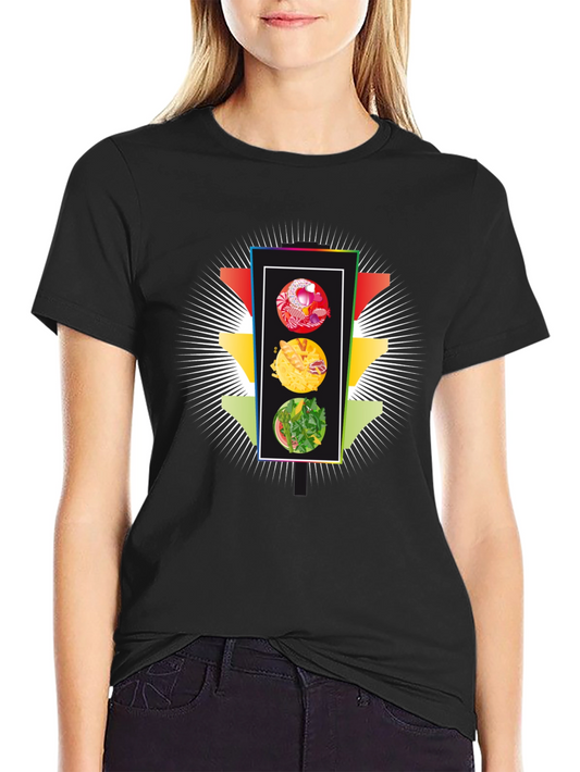 Food Traffic Light Graphic T-Shirt
