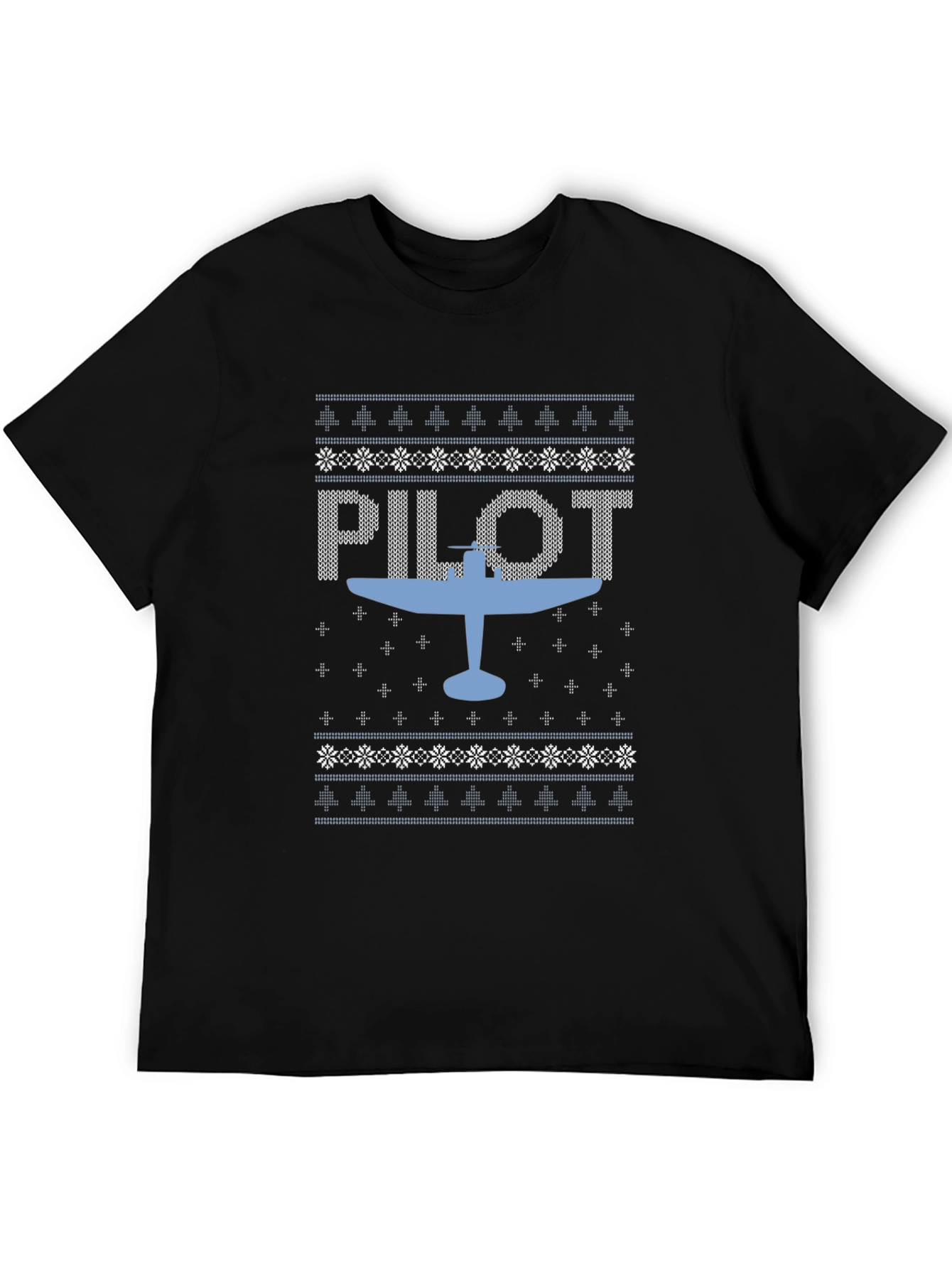 Pilot Plane Ugly Christmas Sweater T-shirt