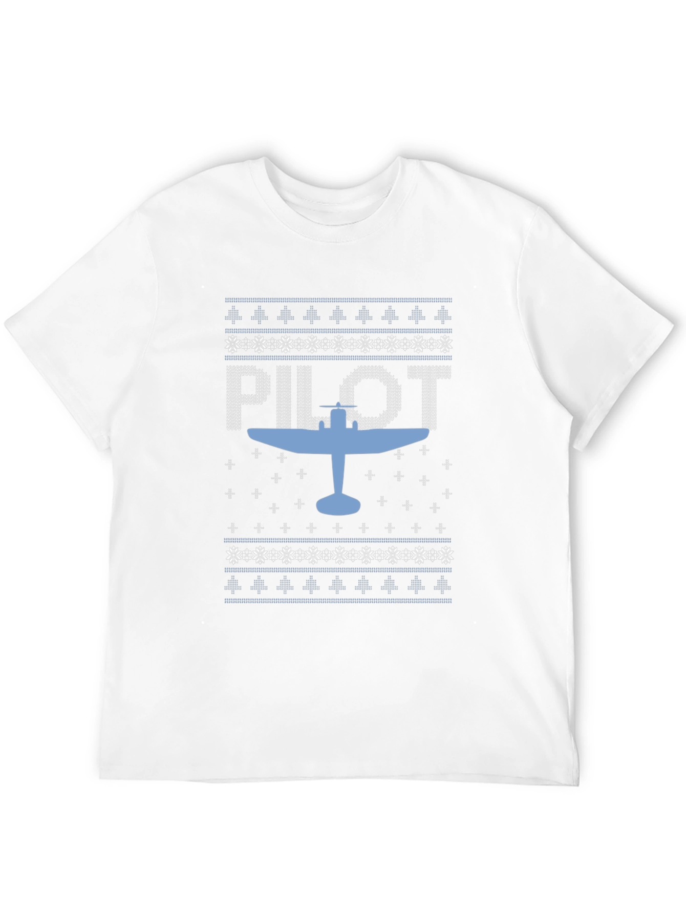 Pilot Plane Ugly Christmas Sweater T-shirt