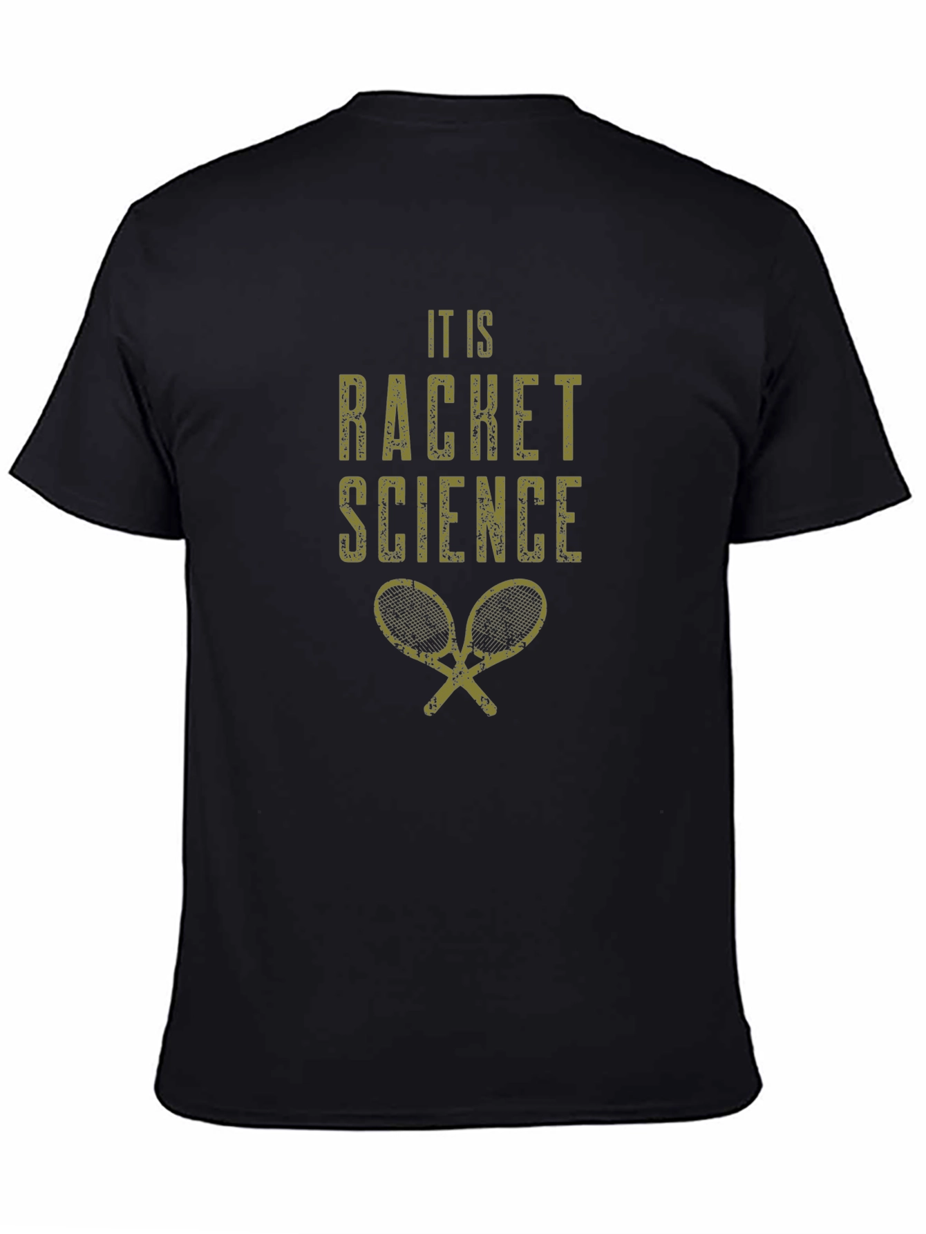 It Is Racket Science T-Shirt - Black