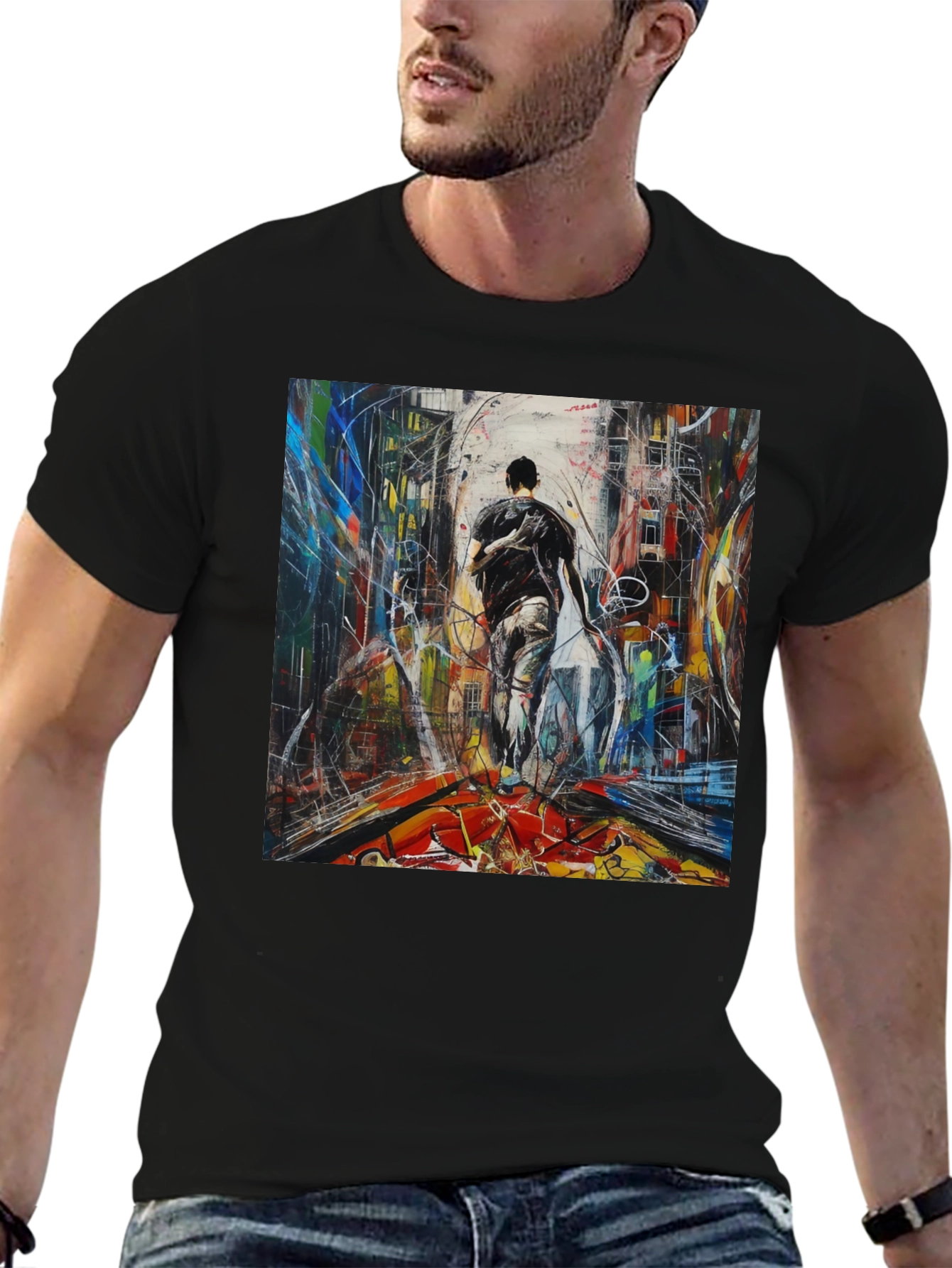Abstract Cityscape T-Shirt