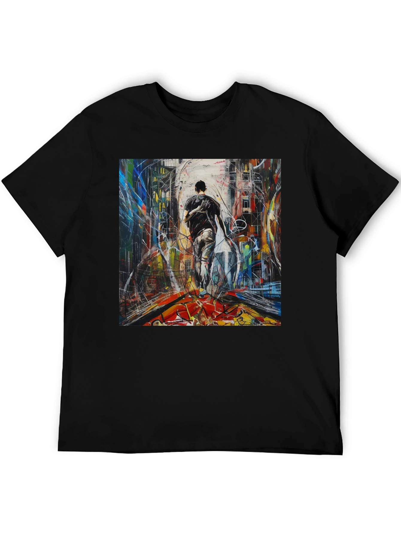 Abstract Cityscape T-Shirt