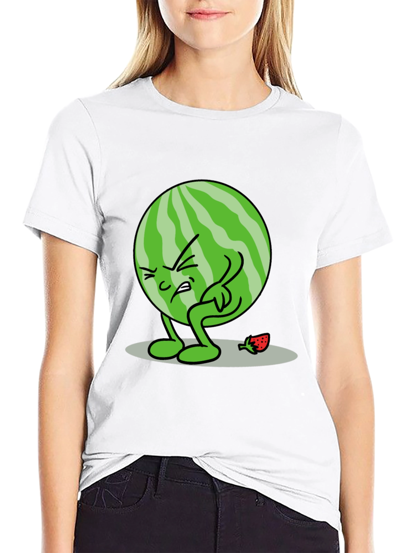 Funny Watermelon Cartoon T-Shirt