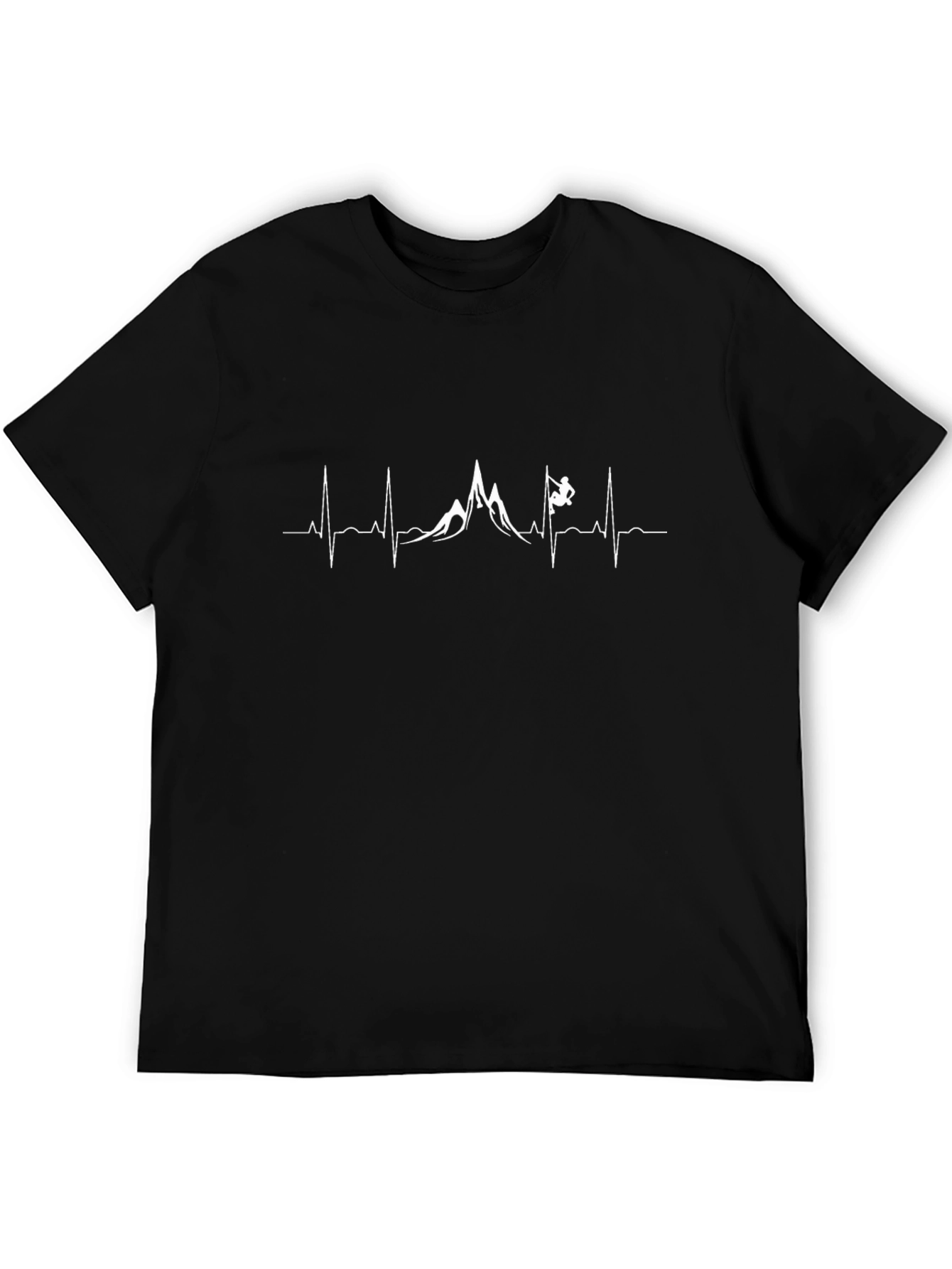 Mountain Heartbeat T-Shirt - Black
