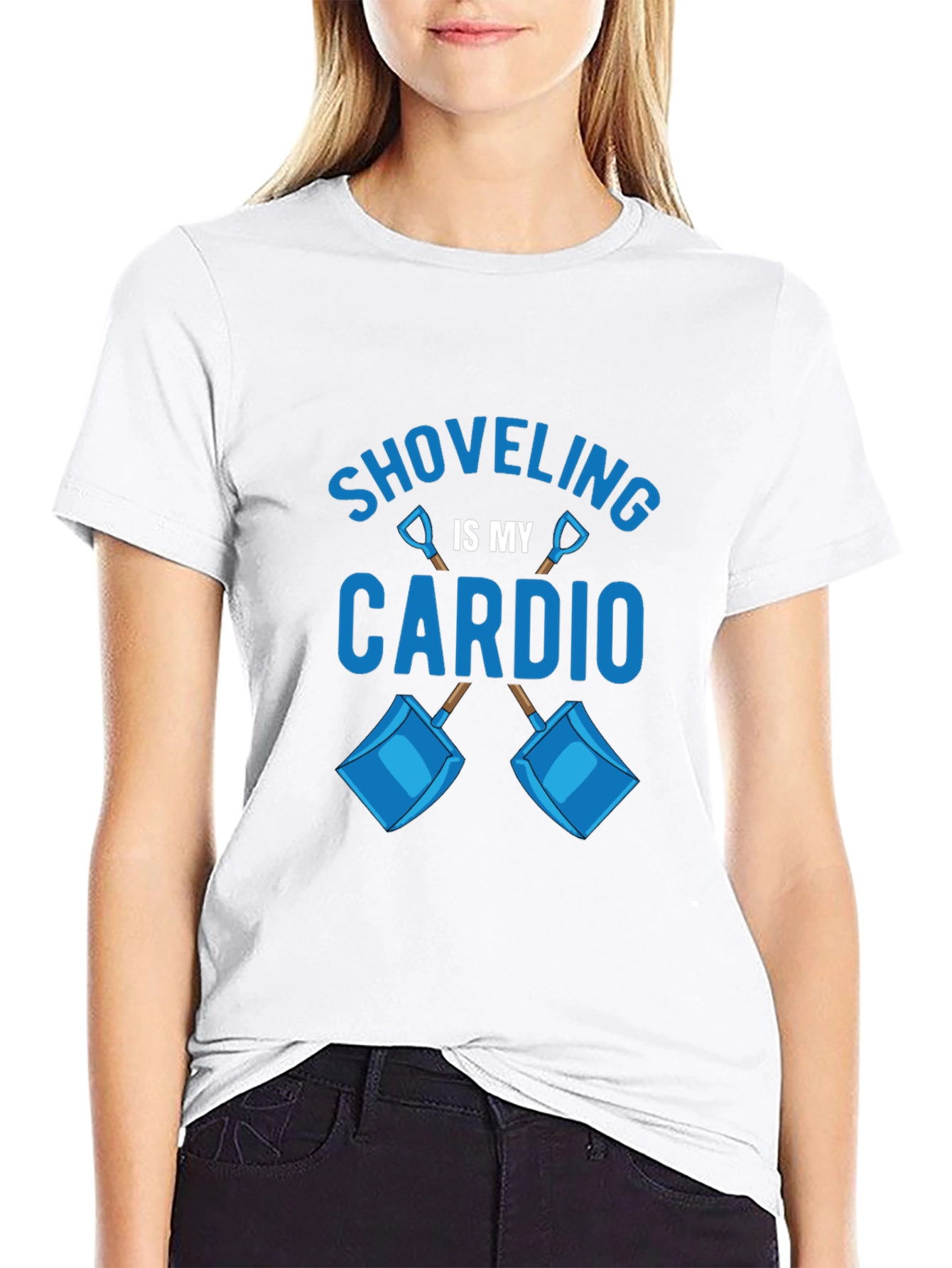 Shoveling Is My Cardio Graphic Tee
