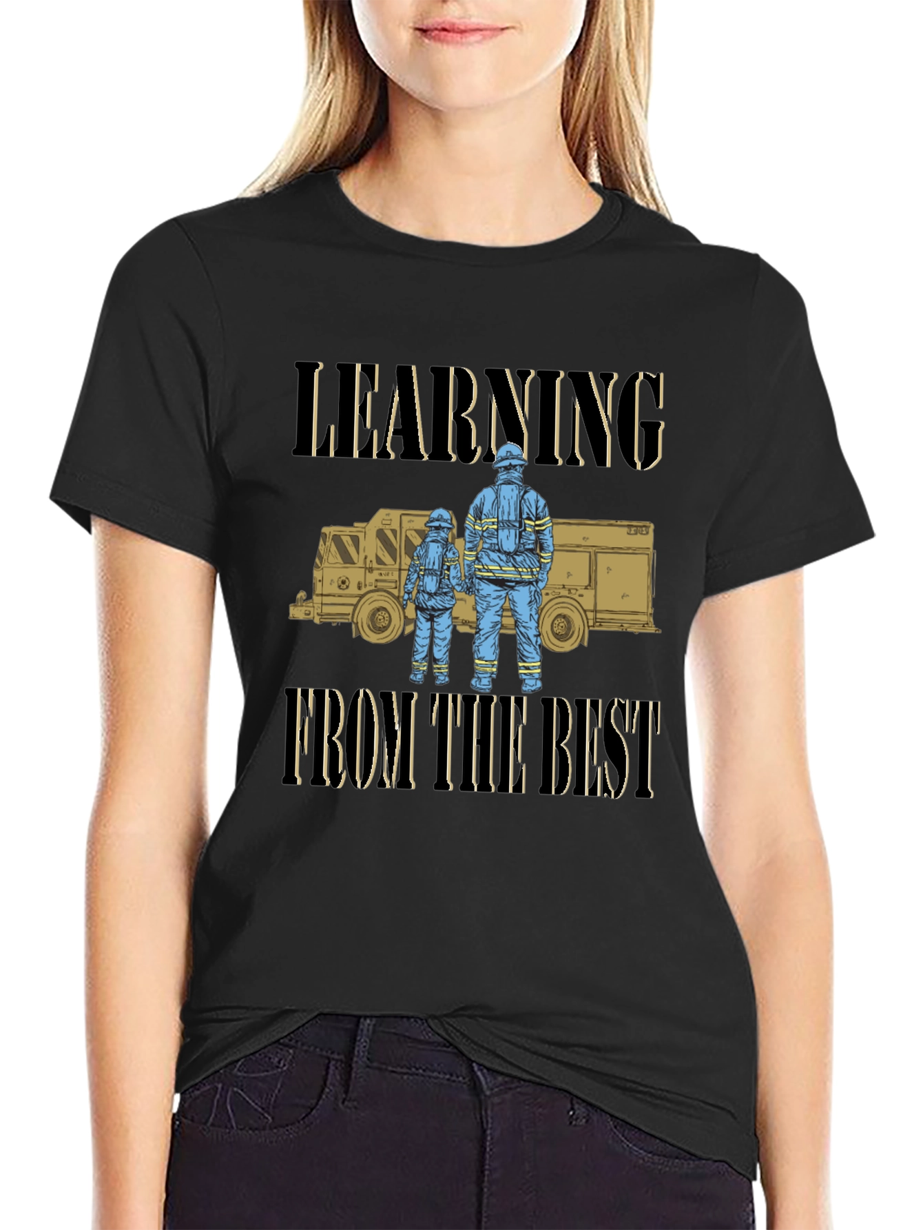 Firefighter Learning From the Best T-Shirt