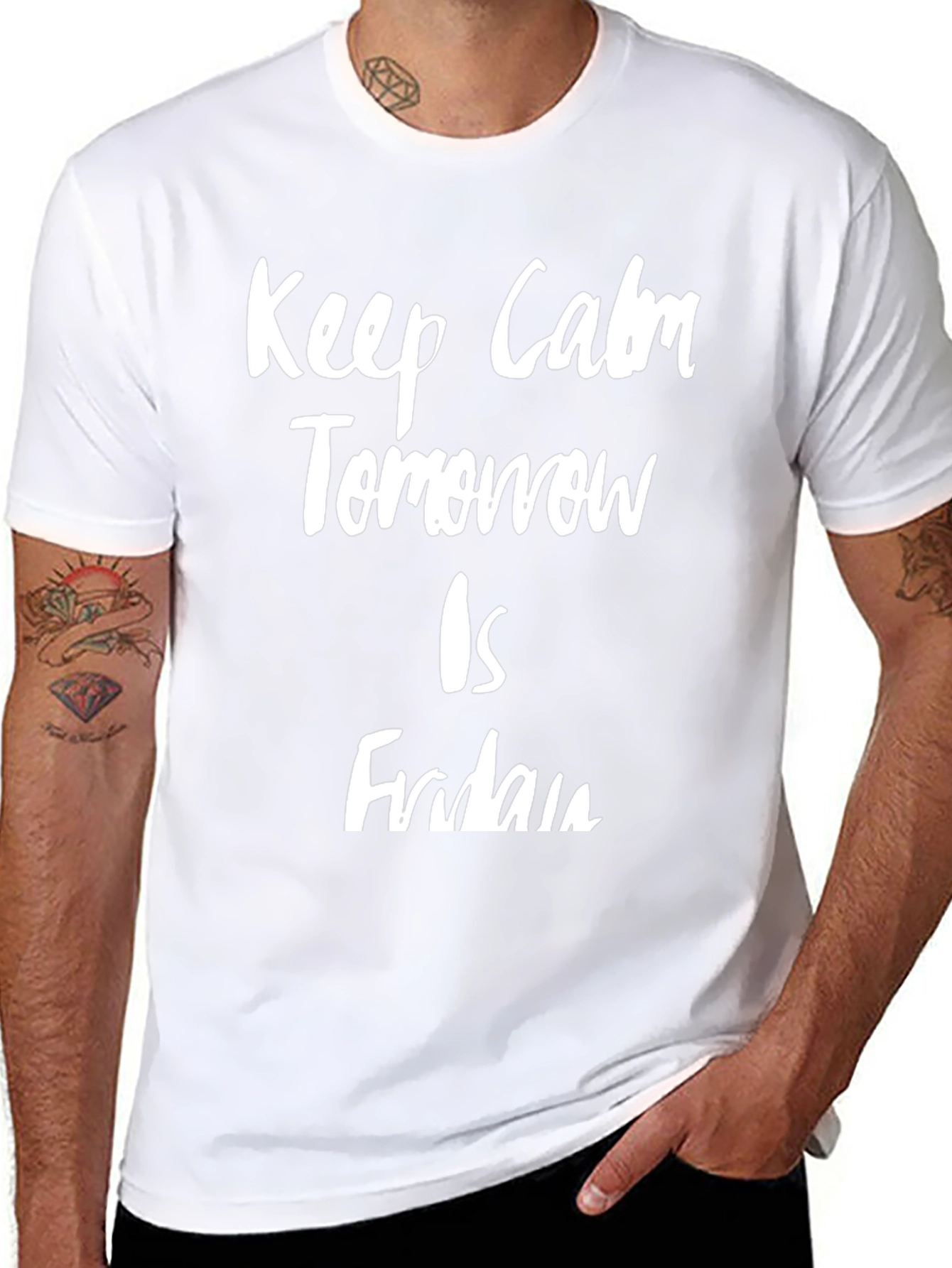 Keep Calm Tomorrow is Friday Graphic T-Shirt