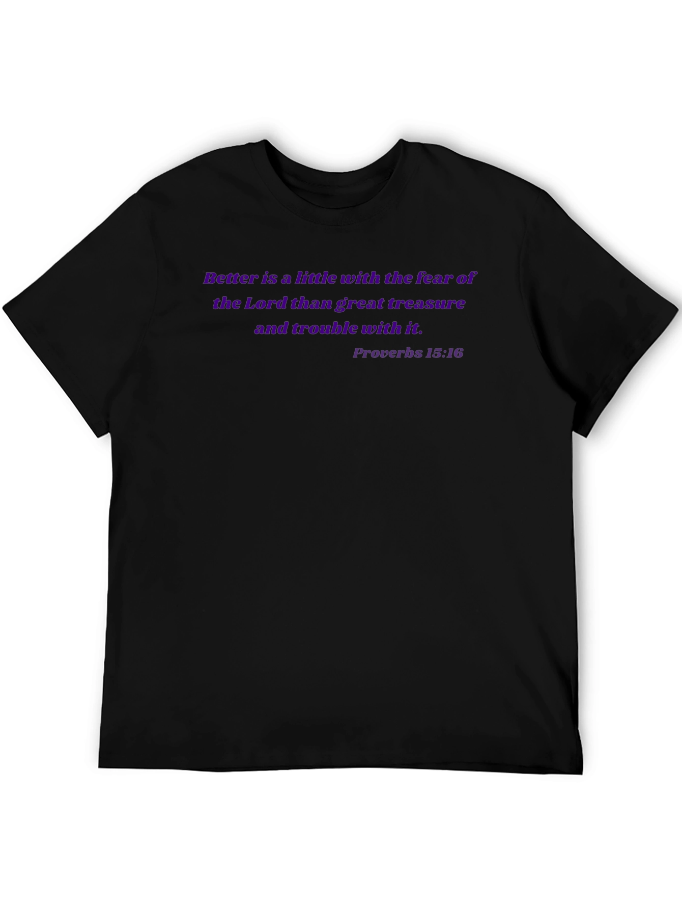 Fear of The Lord Black Graphic Tee