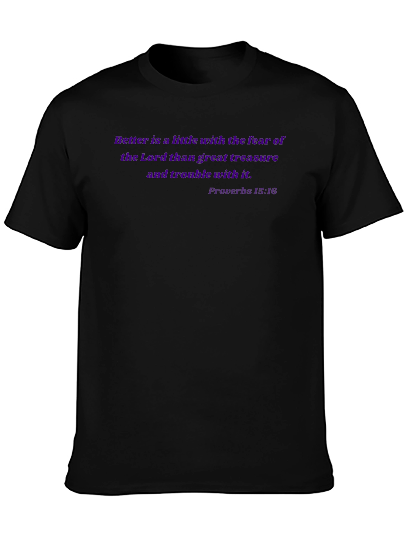 Fear of The Lord Black Graphic Tee