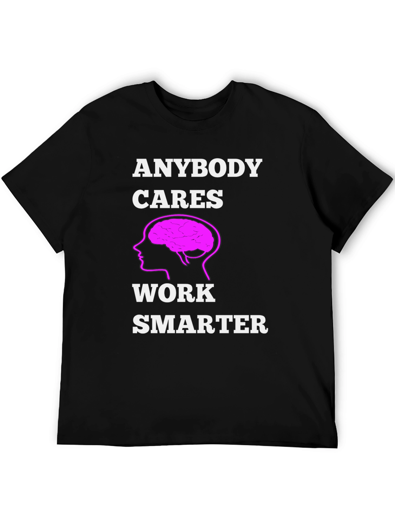 Work Smarter T-Shirt - Brain Graphic Tee