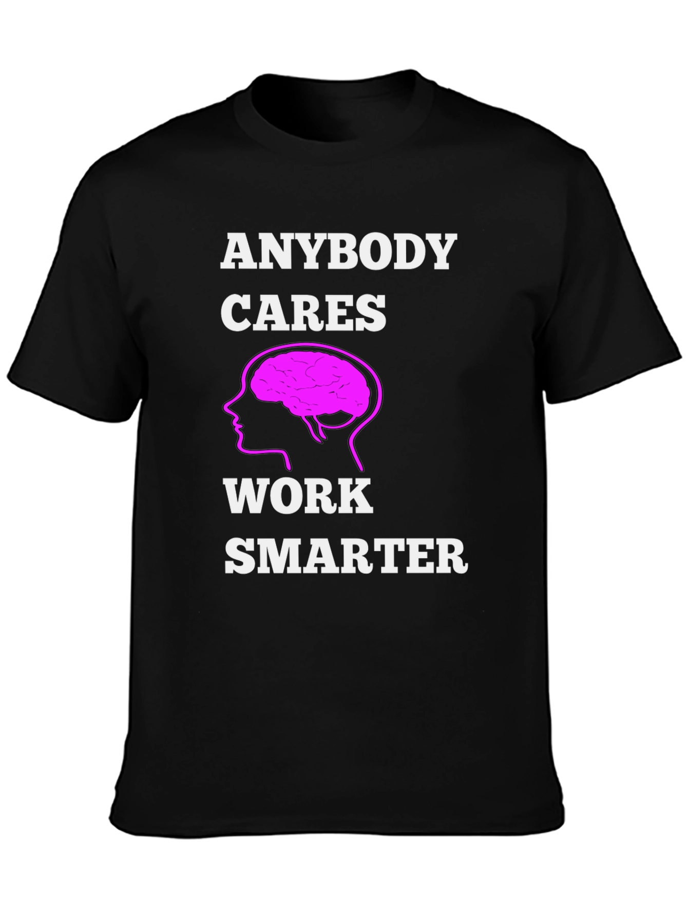 Work Smarter T-Shirt - Brain Graphic Tee