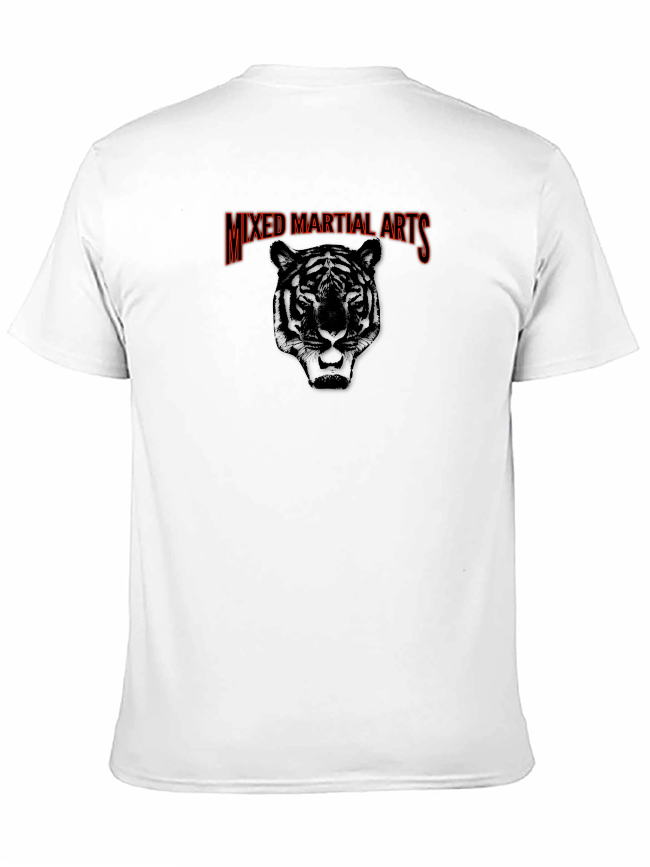 Mixed Martial Arts Tiger Graphic Tee - Black