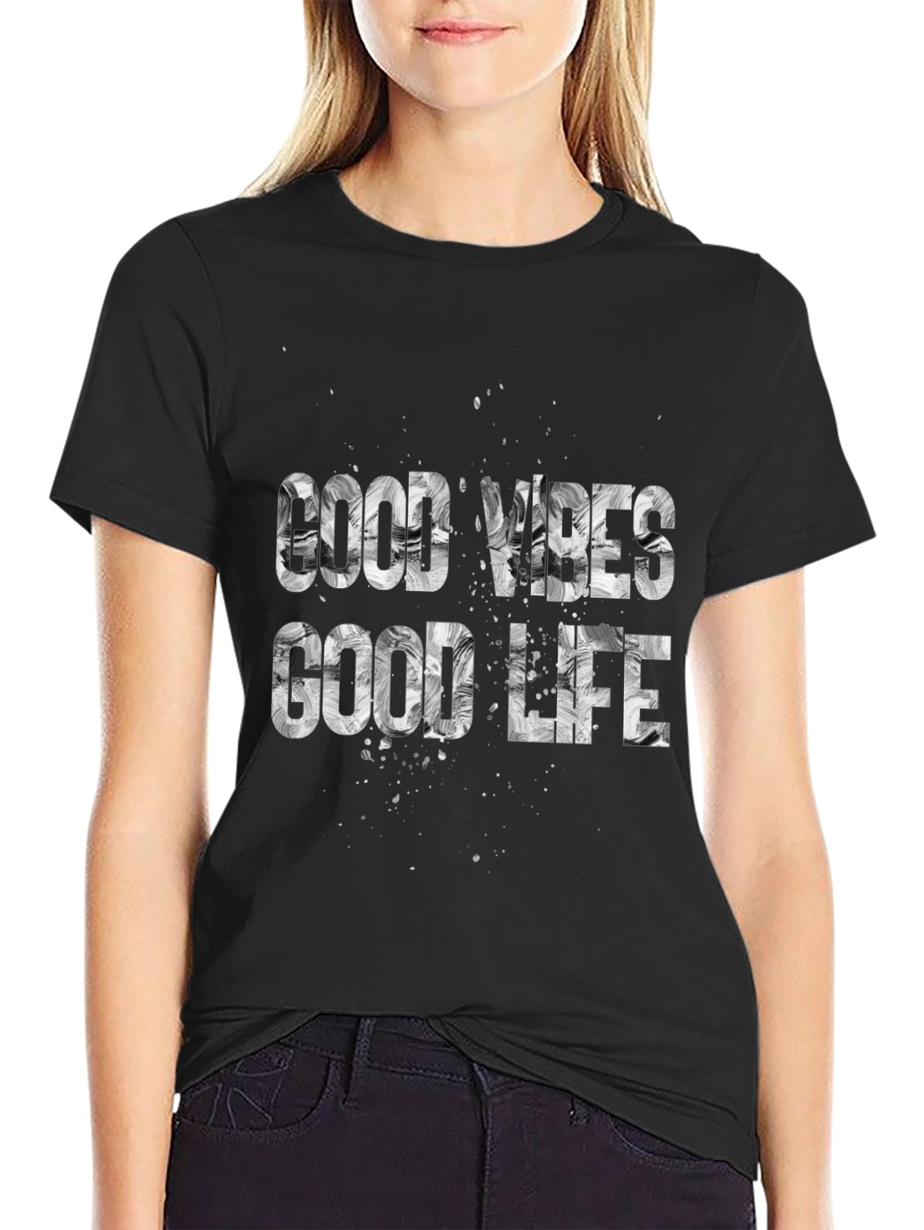 Good Vibes Good Life Graphic Tee