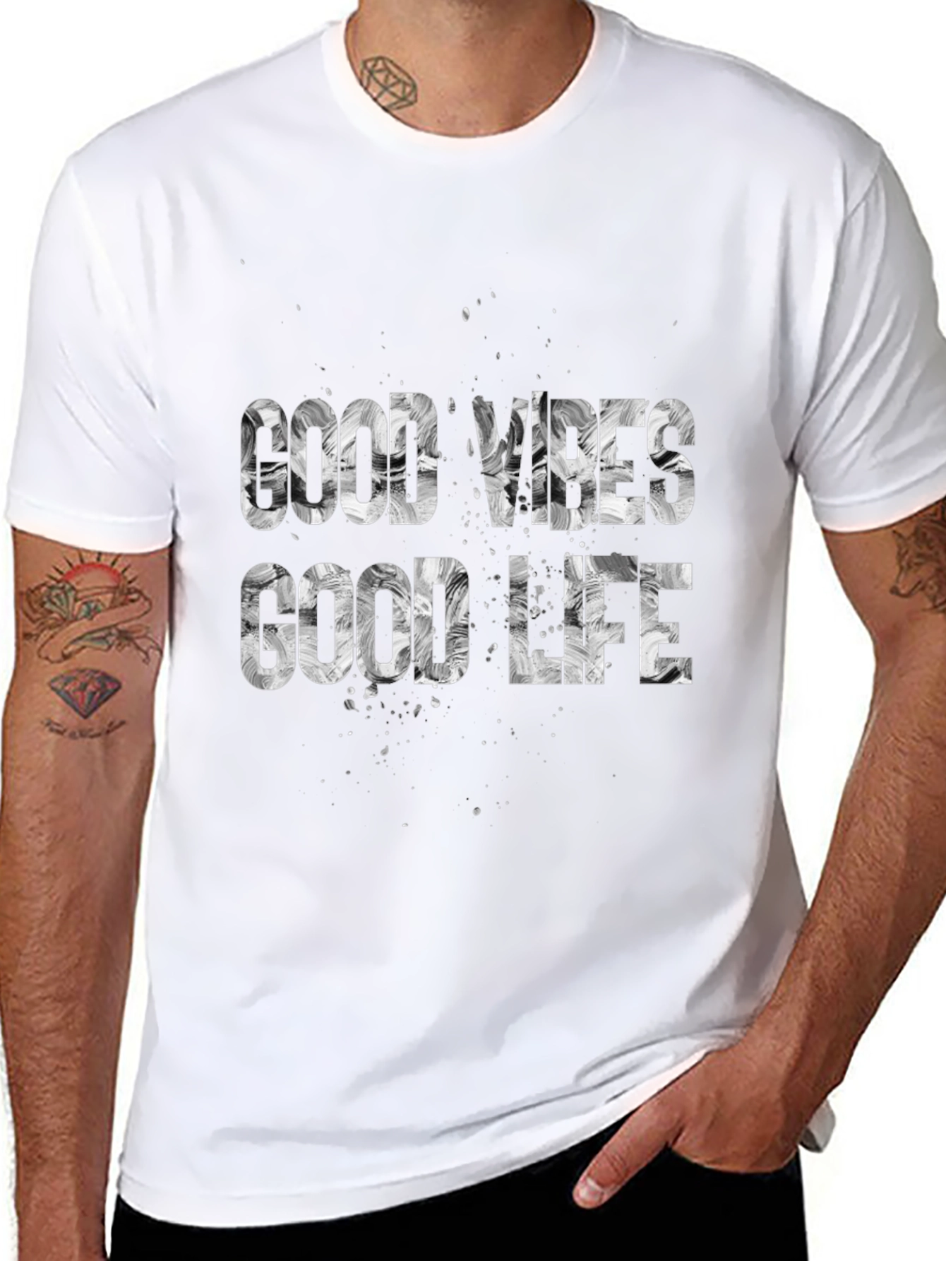 Good Vibes Good Life Graphic Tee