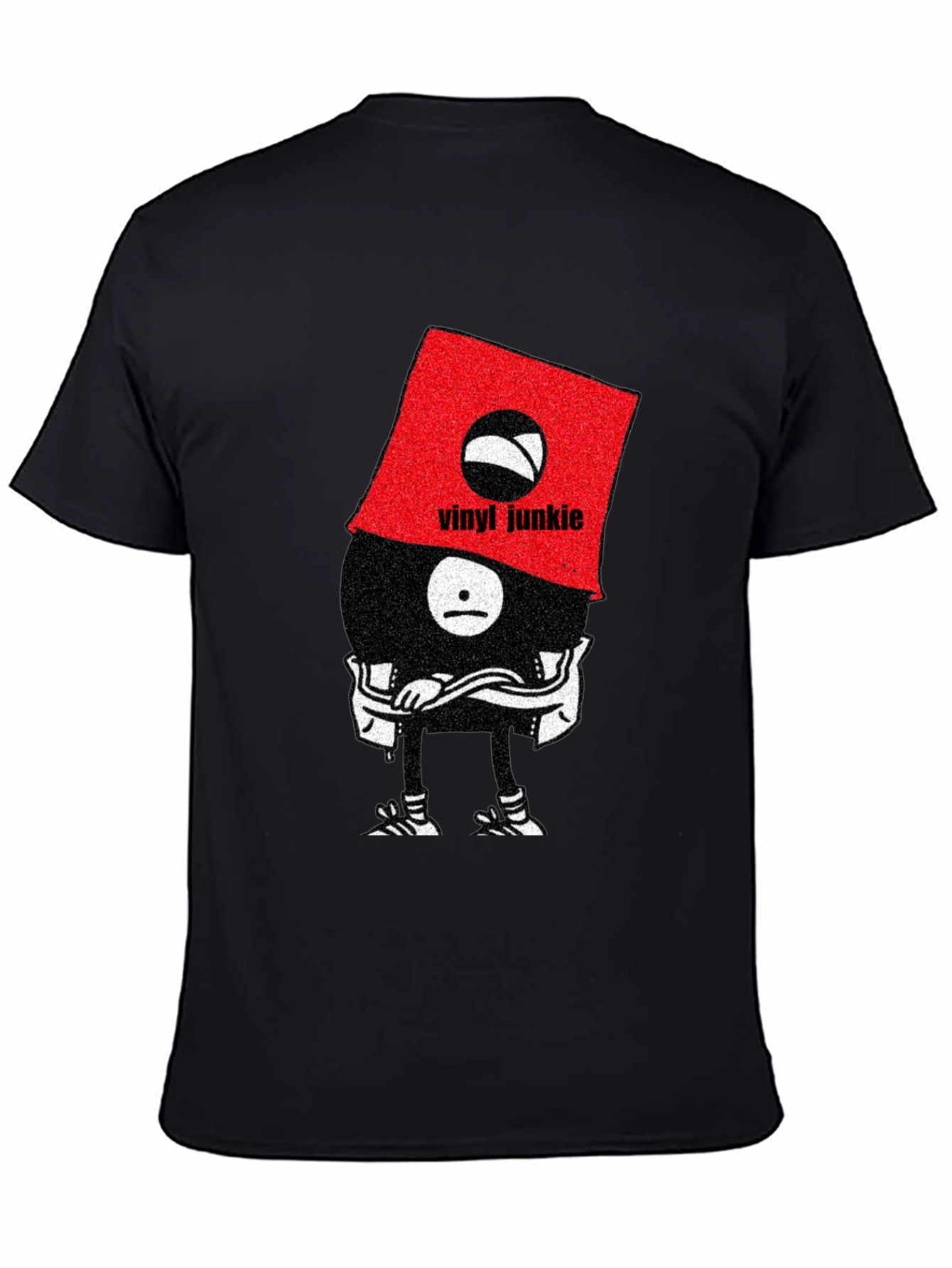 Vinyl Junkie Graphic Tee - Unique Music Lover T-Shirt