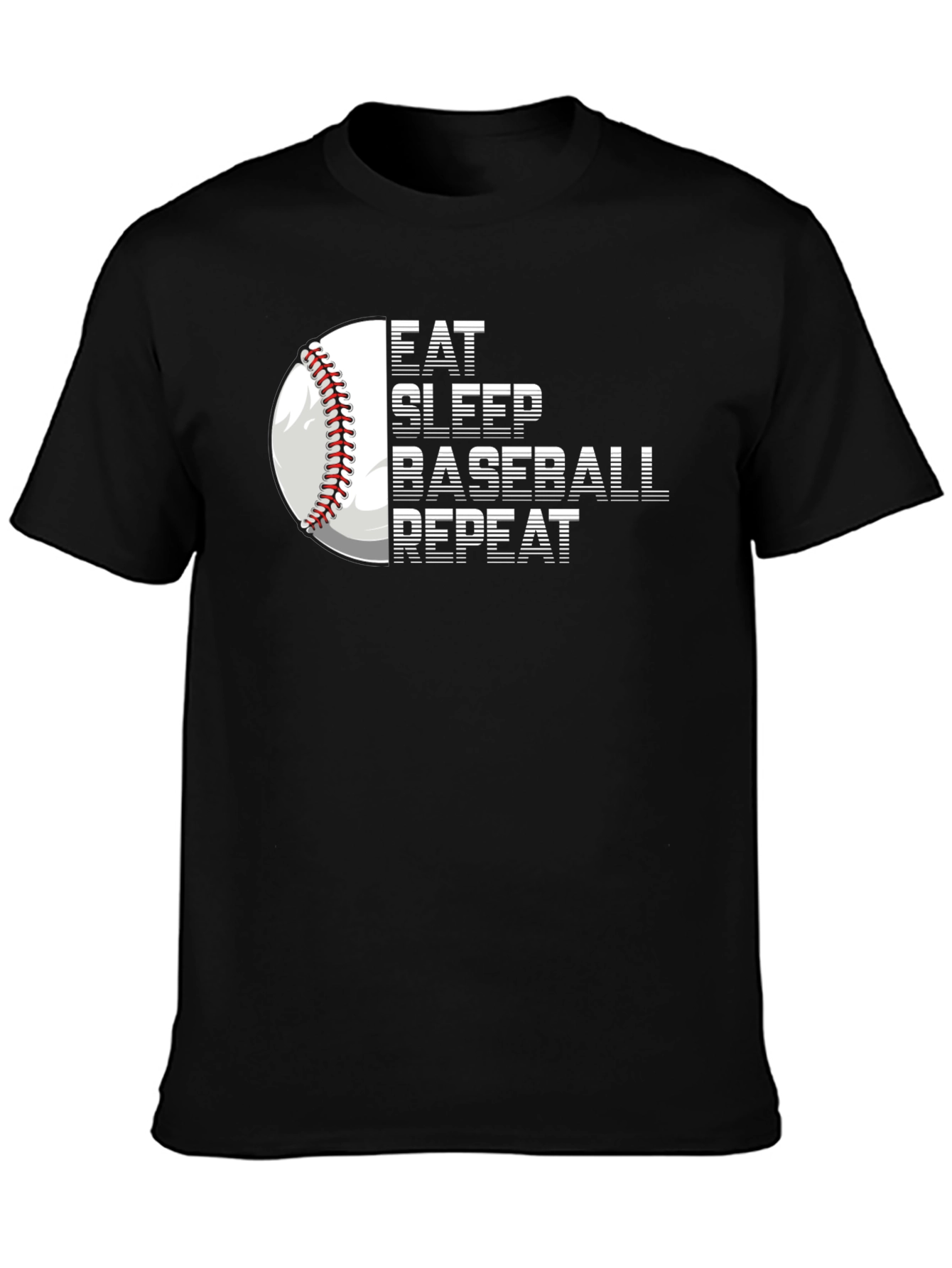 Eat Sleep Baseball Repeat T-Shirt
