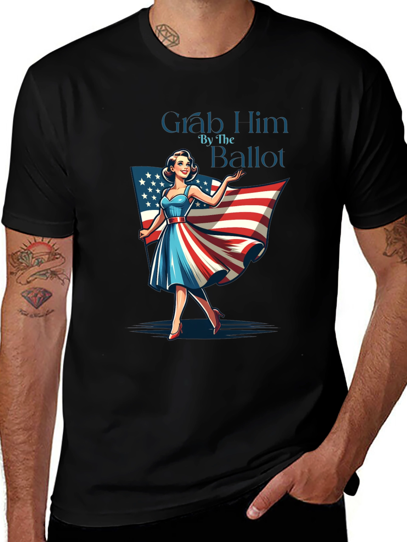 Grab Him by The Ballot Graphic Tee