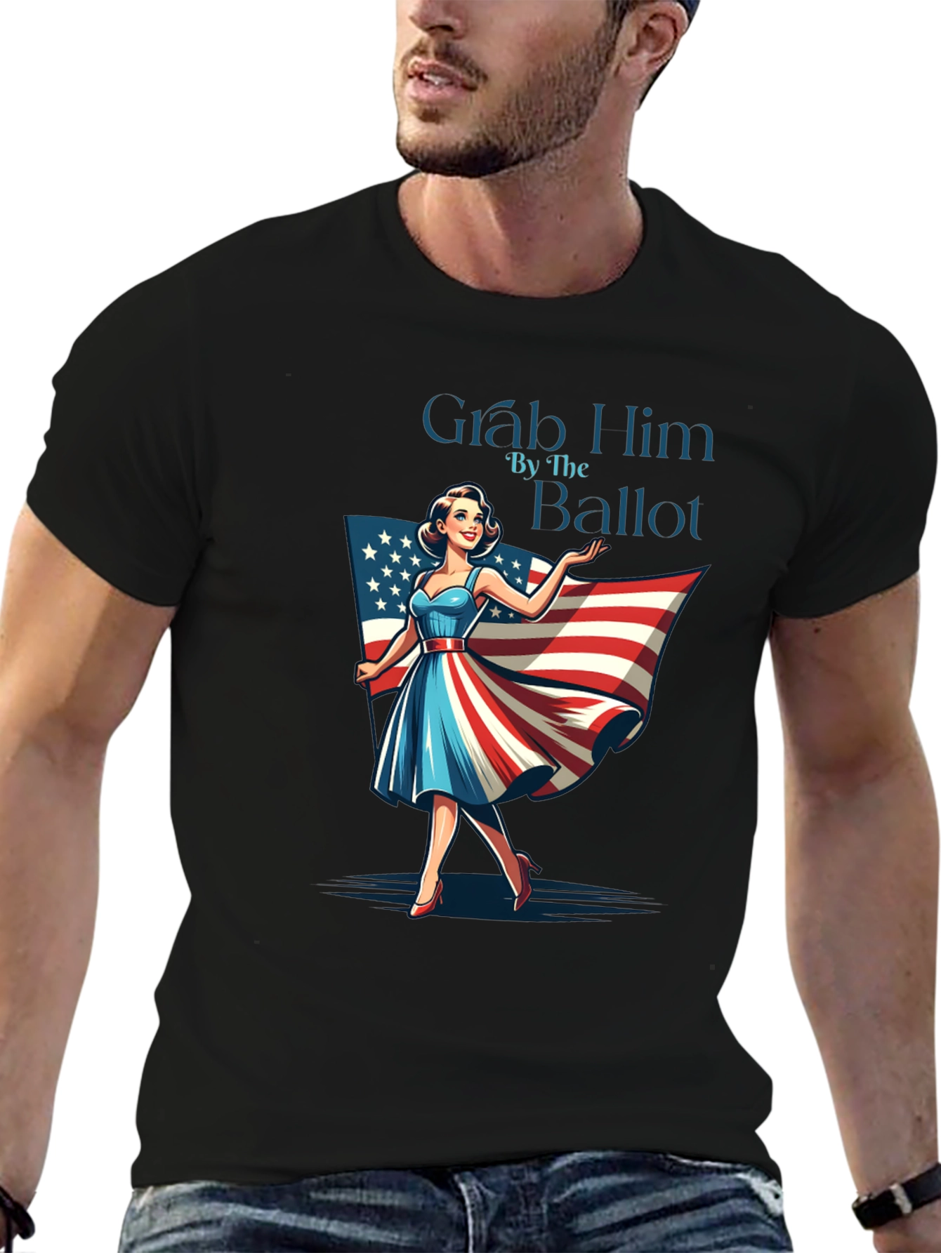 Grab Him by The Ballot Graphic Tee