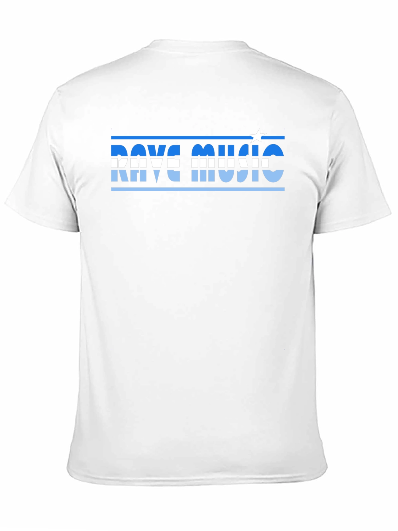 Rave Music Graphic Tee - Stylish Black Cotton T-Shirt