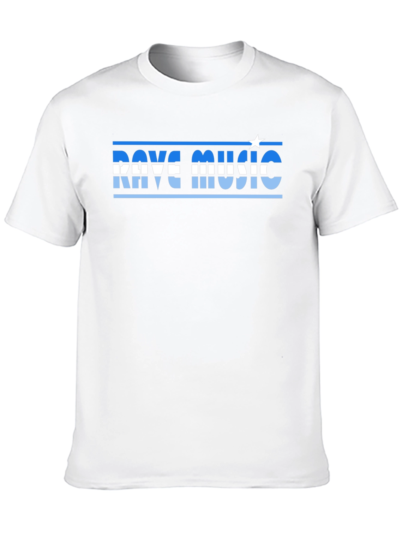 Rave Music Graphic Tee - Stylish Black Cotton T-Shirt