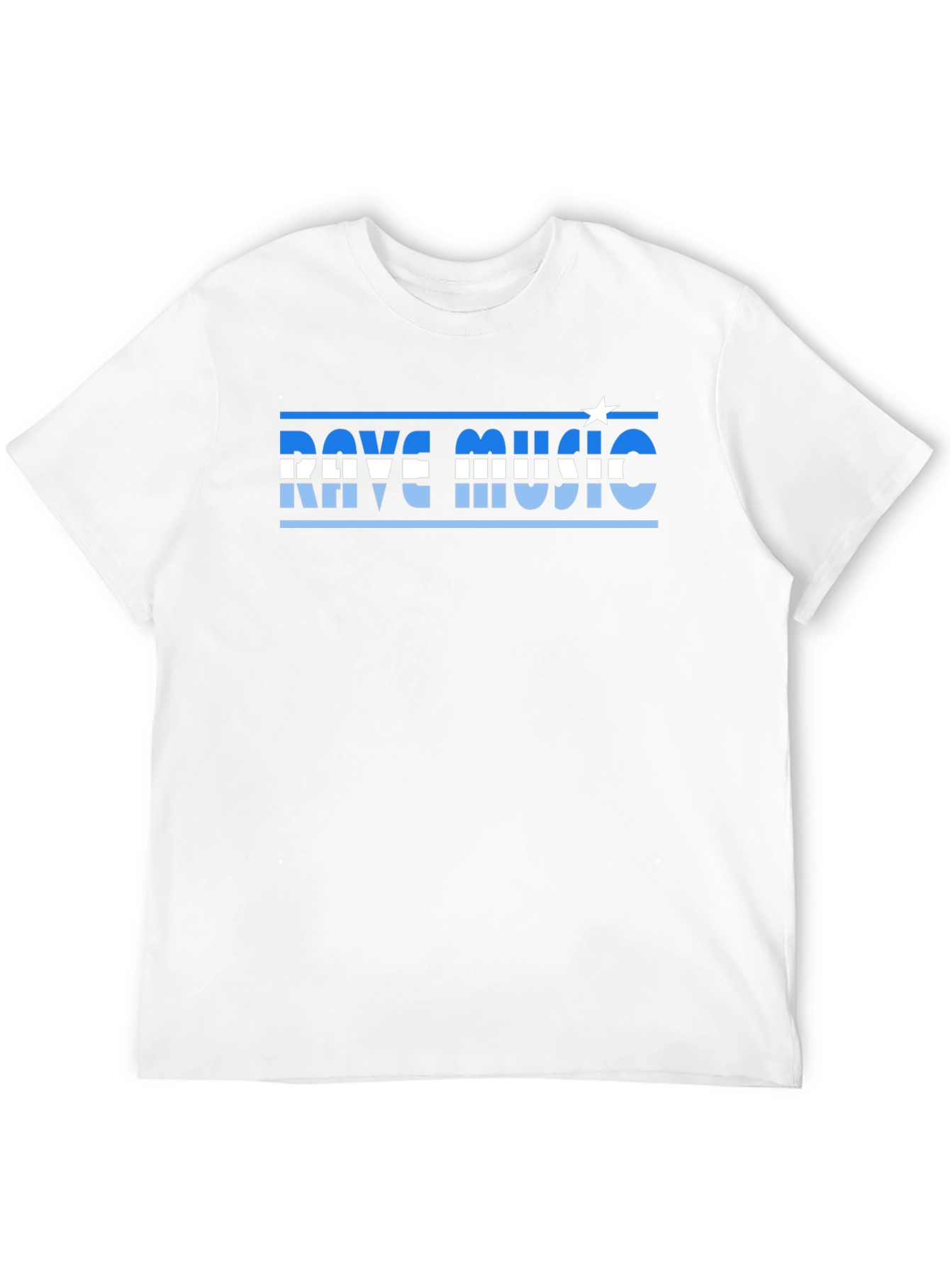 Rave Music Graphic Tee - Stylish Black Cotton T-Shirt