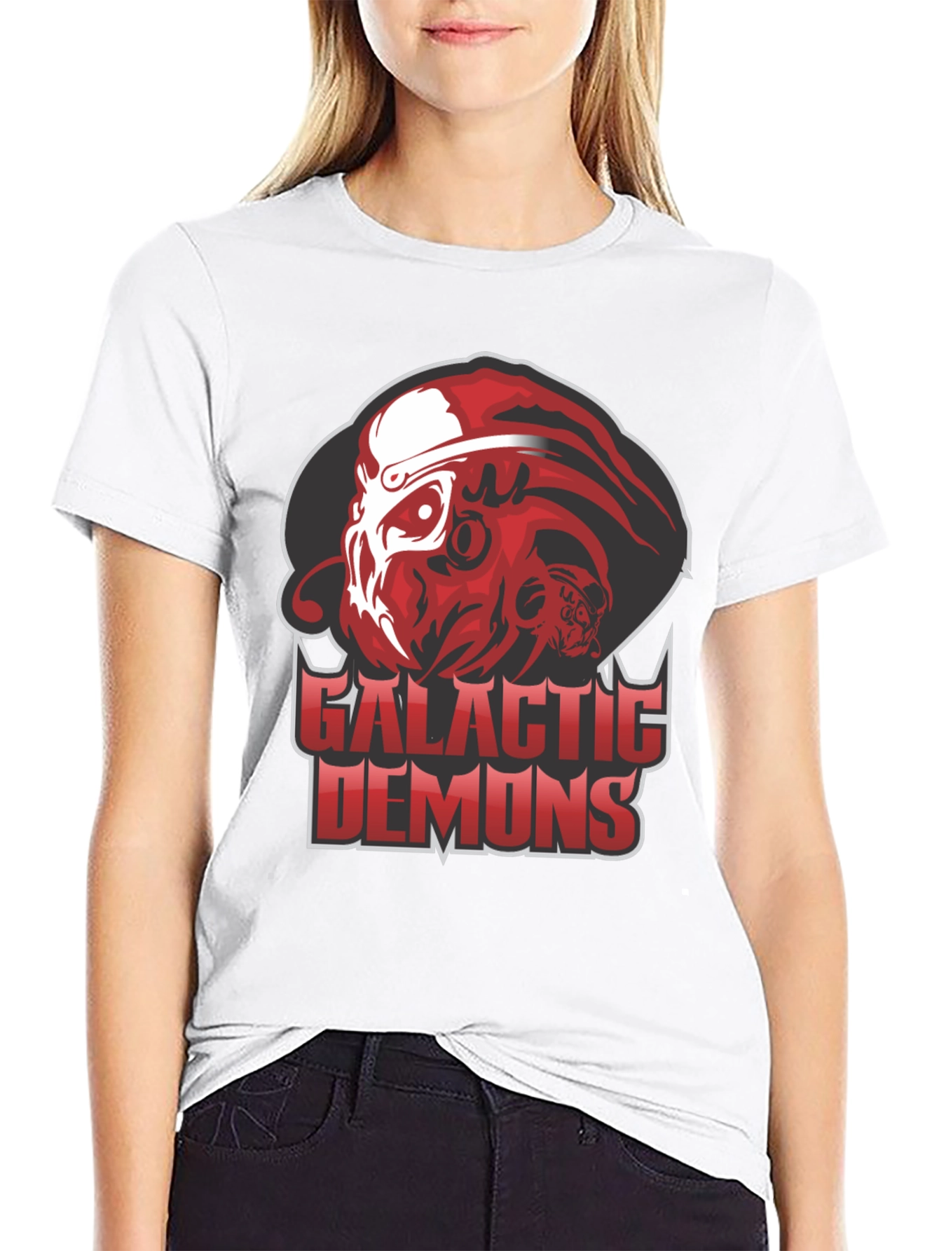 Galactic Demons Graphic Tee - Bold Statement Shirt