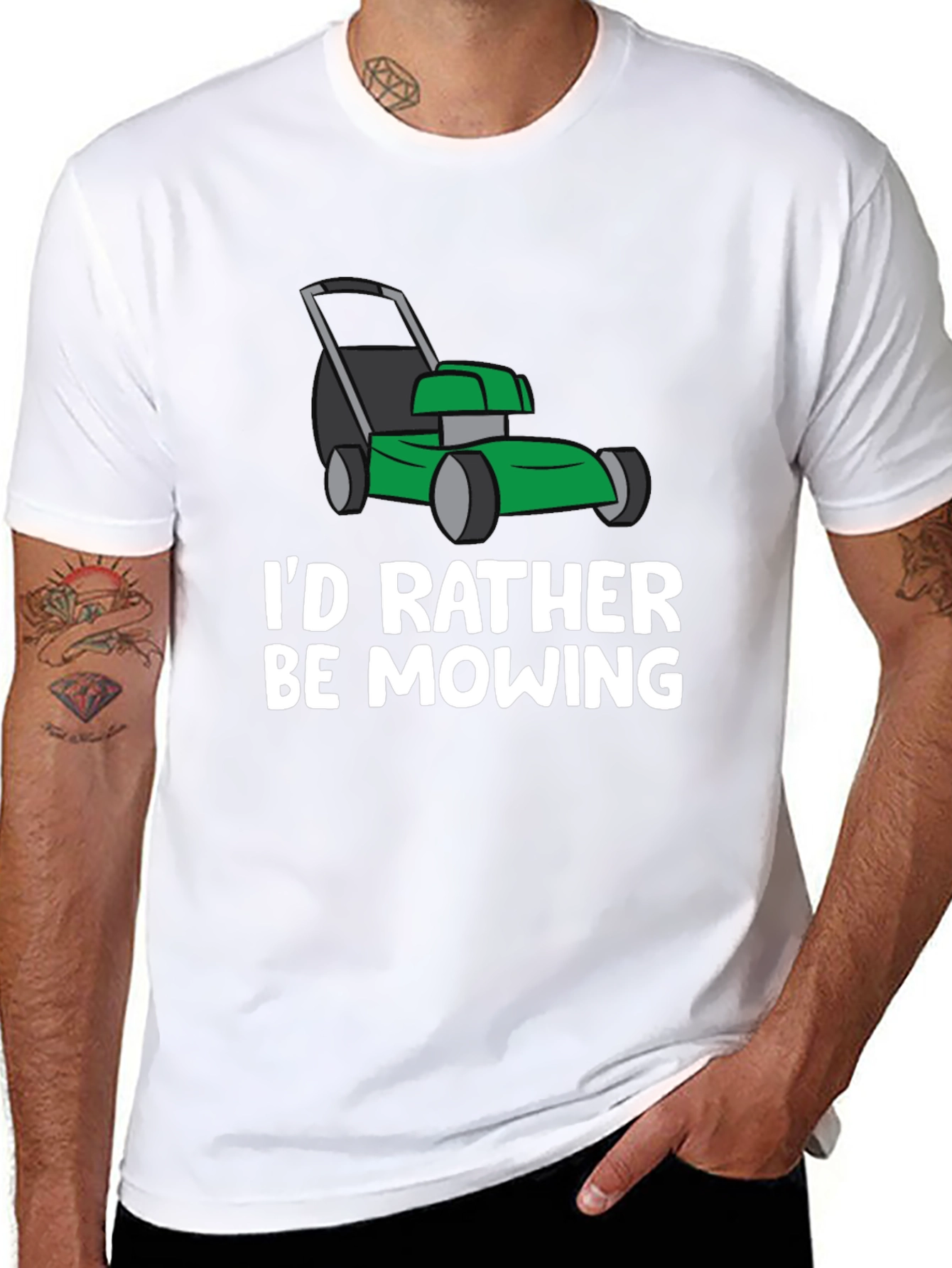 Funny Mowing T-Shirt - Lawn Care Humor