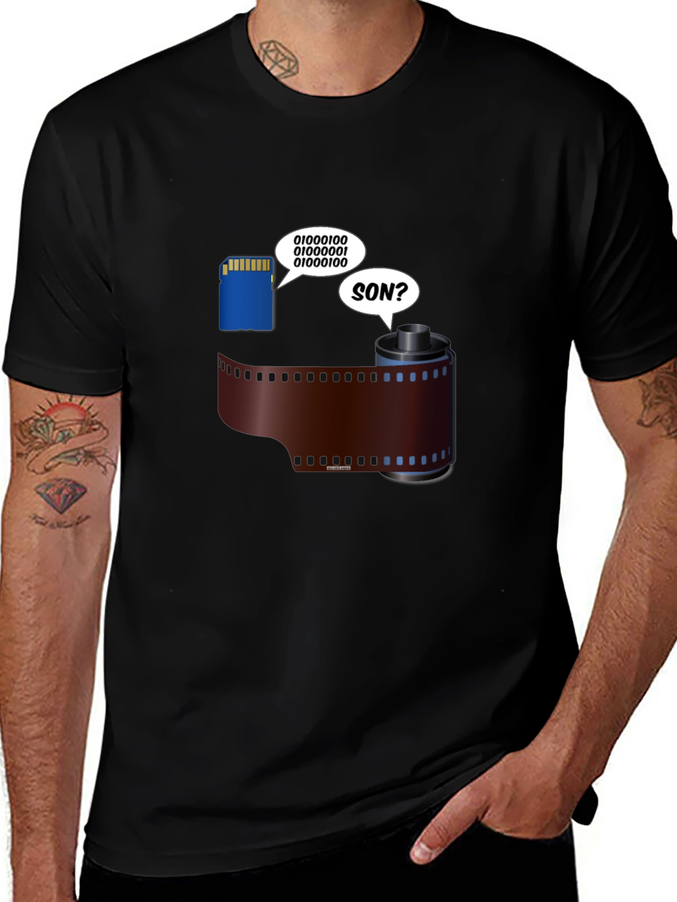Digital Son T-Shirt: Memory Card & Film