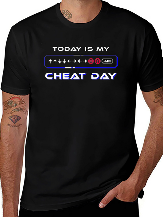 Today is my Cheat Day T-Shirt Retro Gaming Style