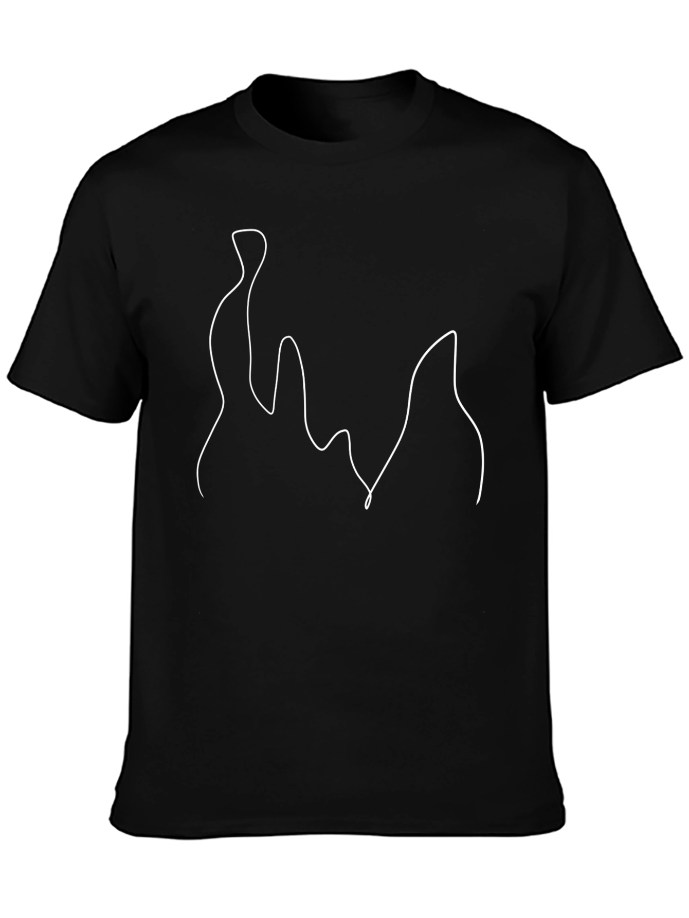 Abstract Line Art T-Shirt - Modern Graphic Tee