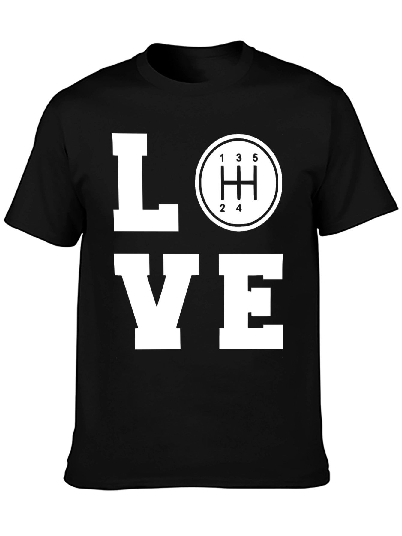 LOVE Manual Transmission Black T-Shirt