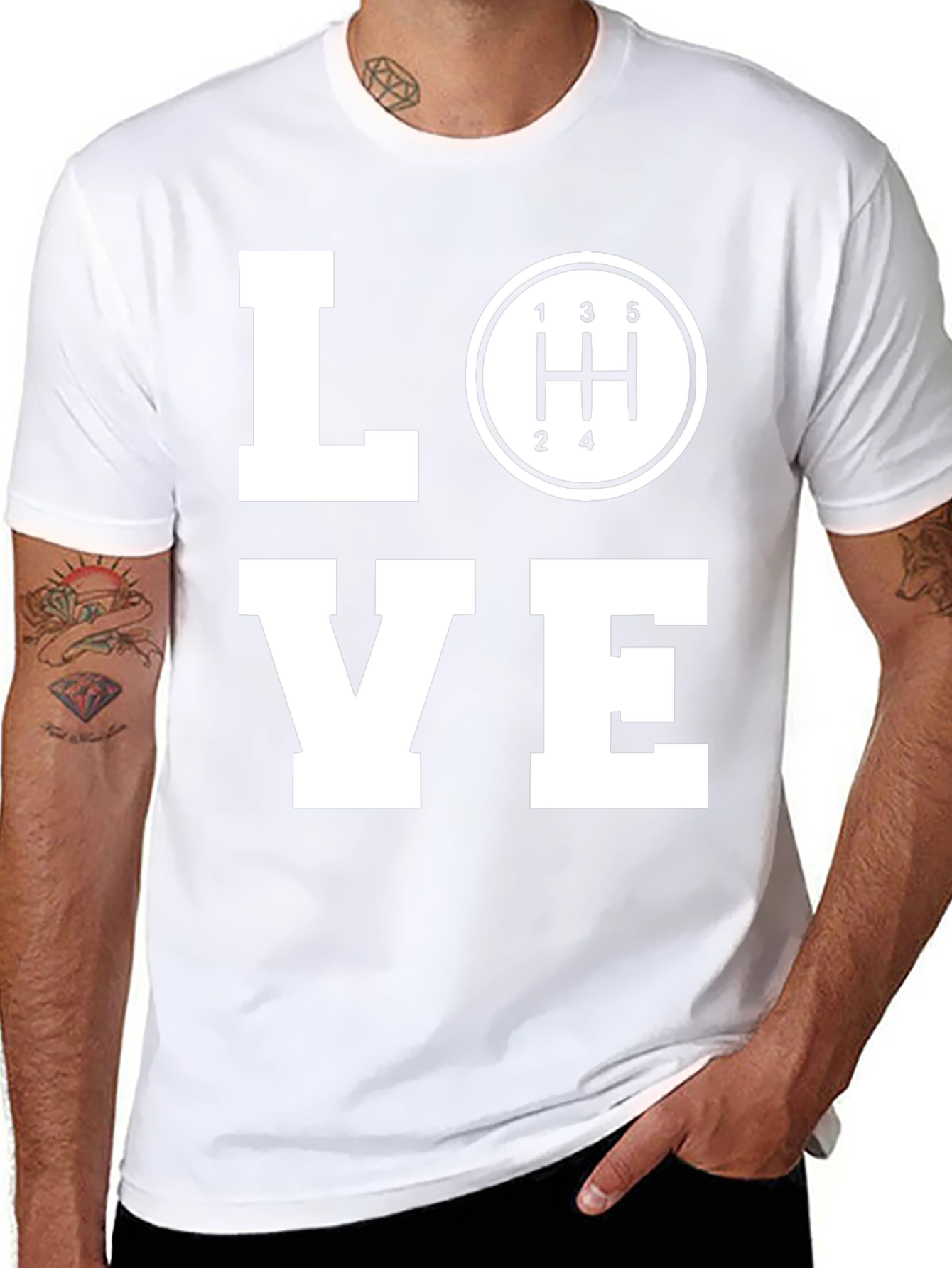 LOVE Manual Transmission Black T-Shirt