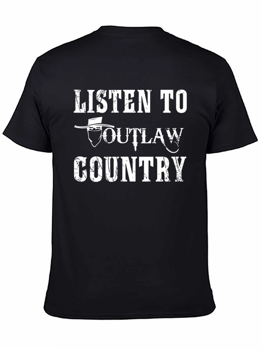 Listen To Outlaw Country Graphic T-Shirt