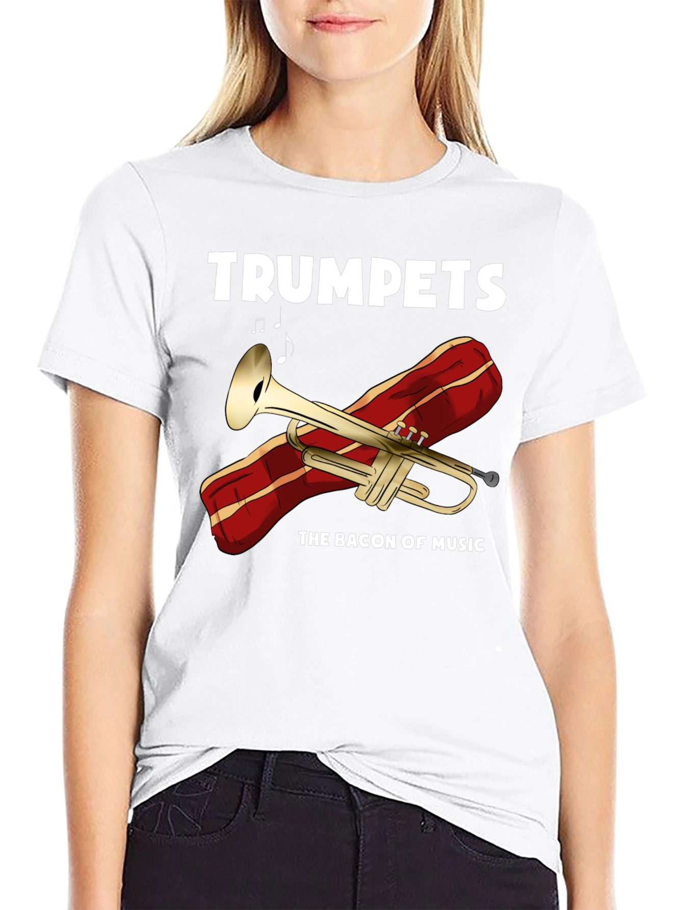 Trumpets The Bacon of Music T-Shirt