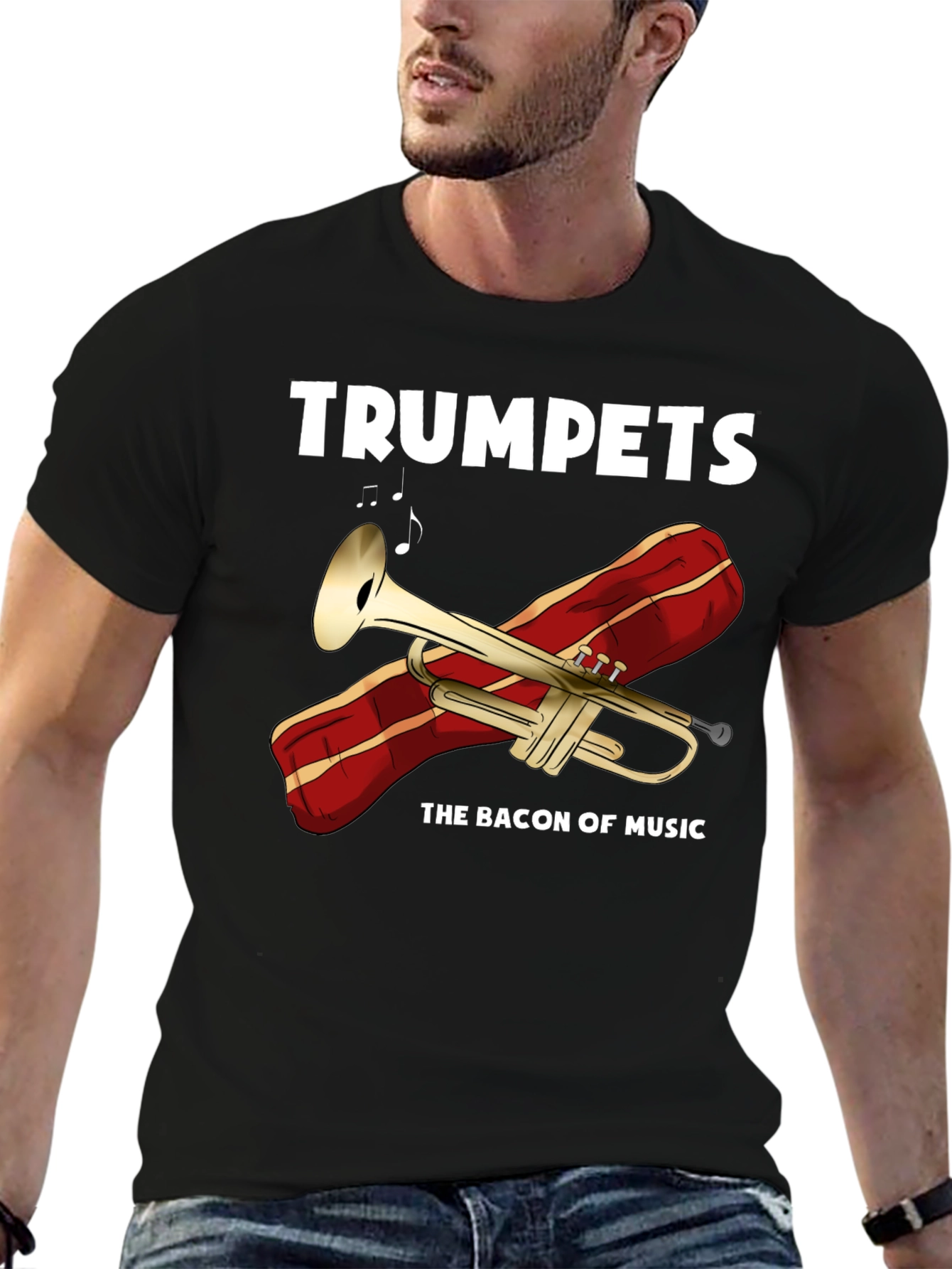 Trumpets The Bacon of Music T-Shirt