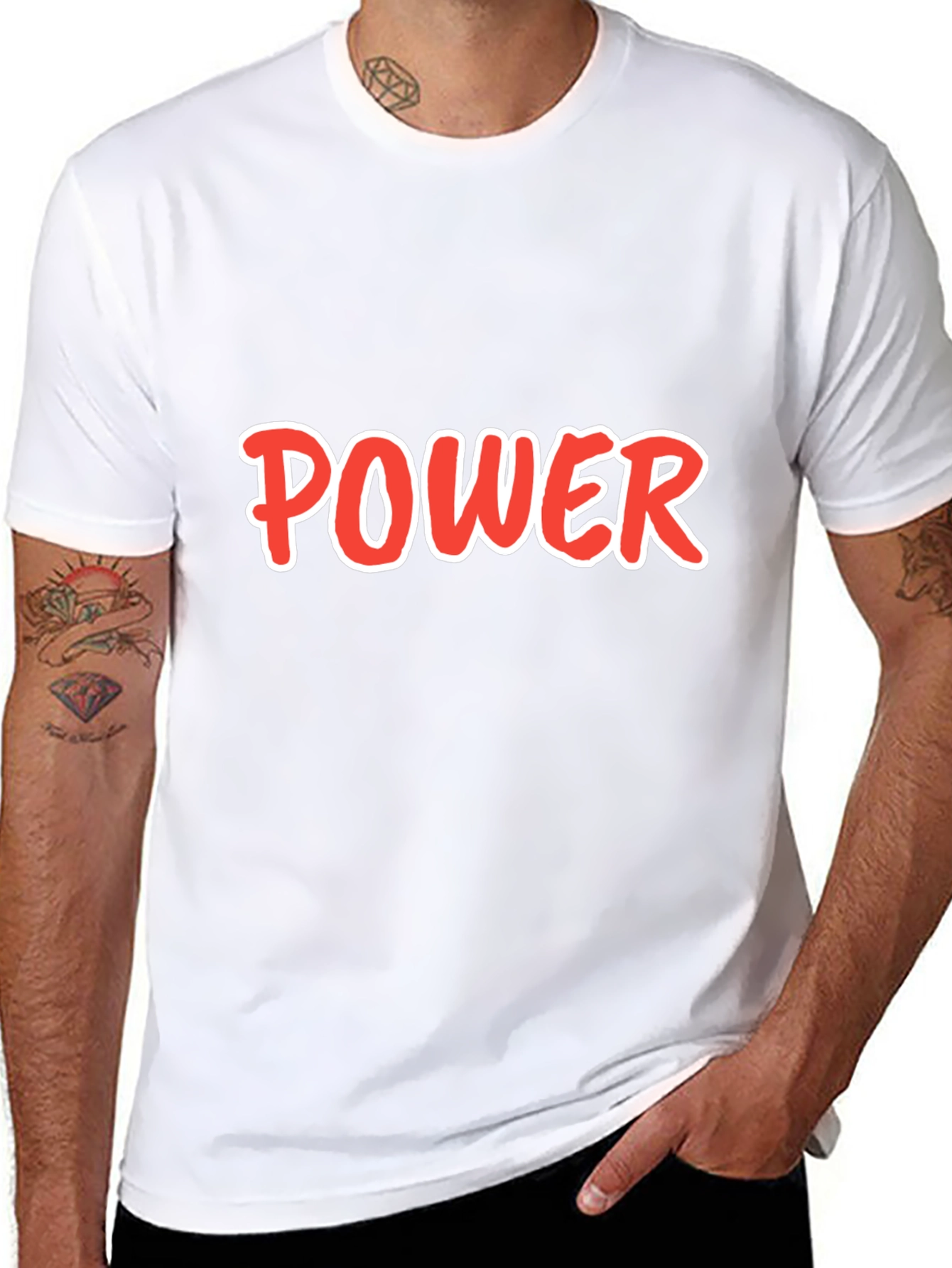 Power Graphic Tee - Bold Statement T-Shirt
