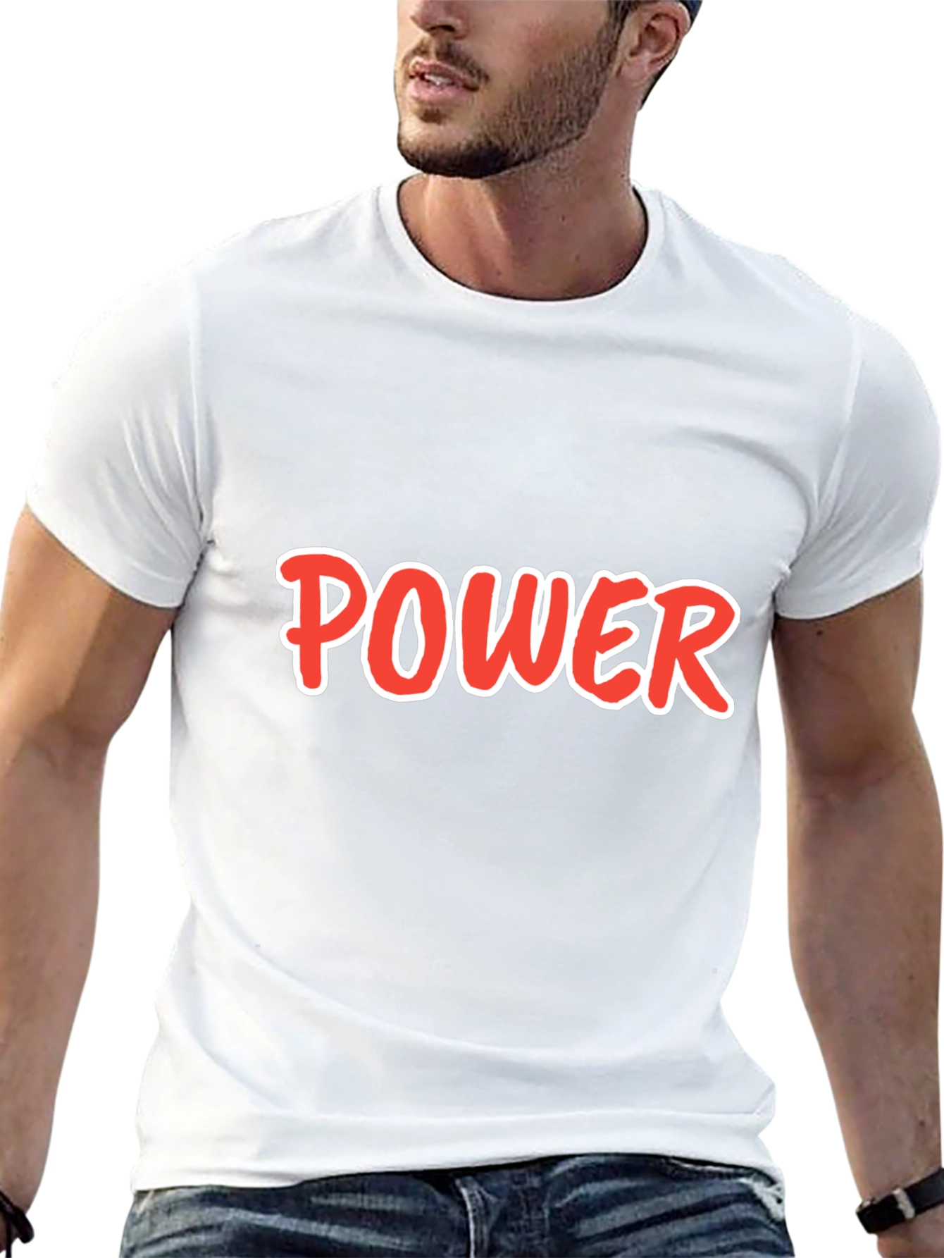 Power Graphic Tee - Bold Statement T-Shirt